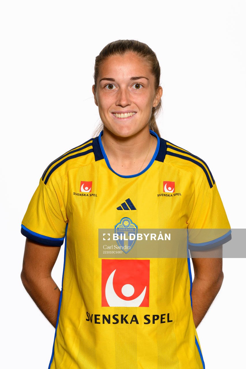 Filippa Angeldahl of the Swedish women's national football