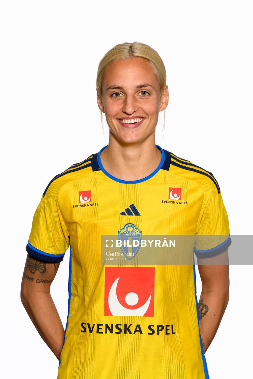 Nathalie Björn of the Swedish women's national football