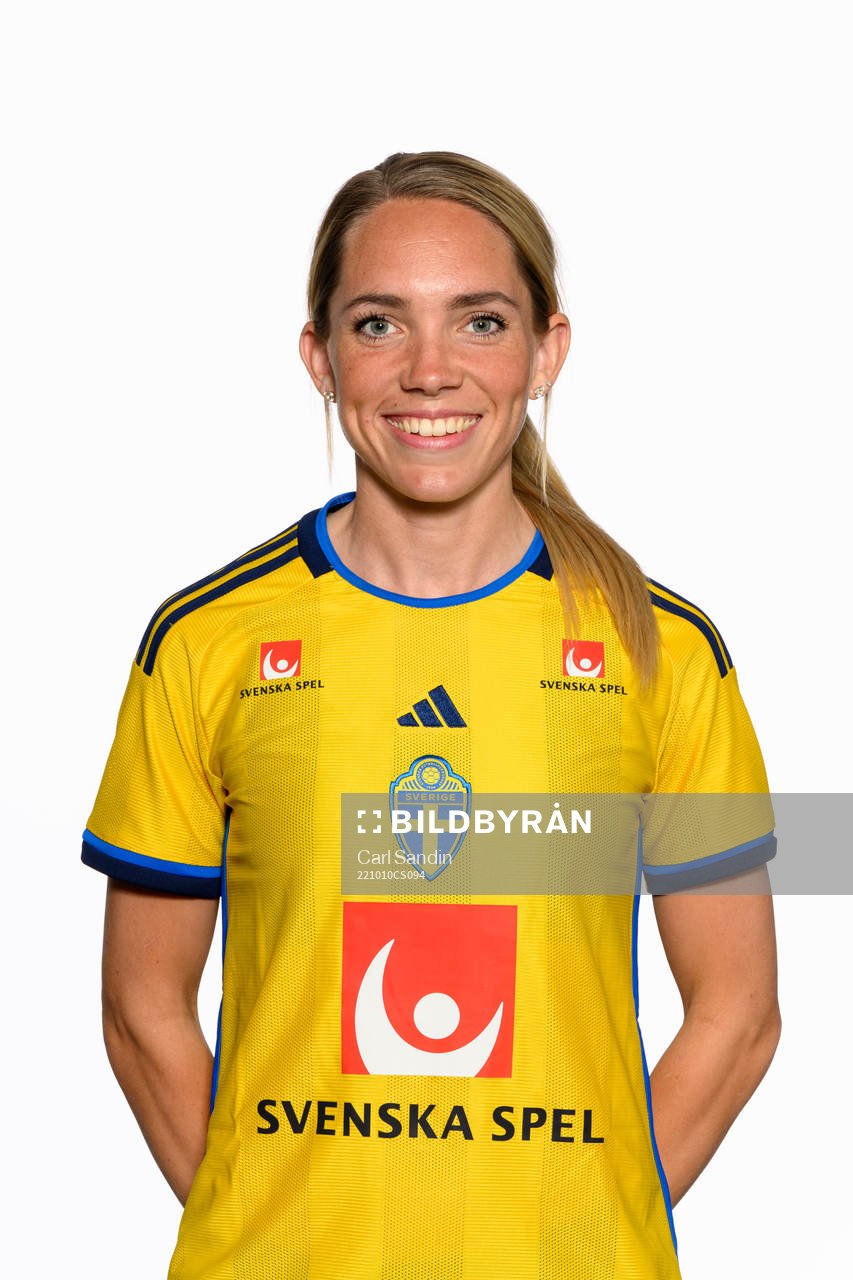 Elin Rubensson of the Swedish women's national football