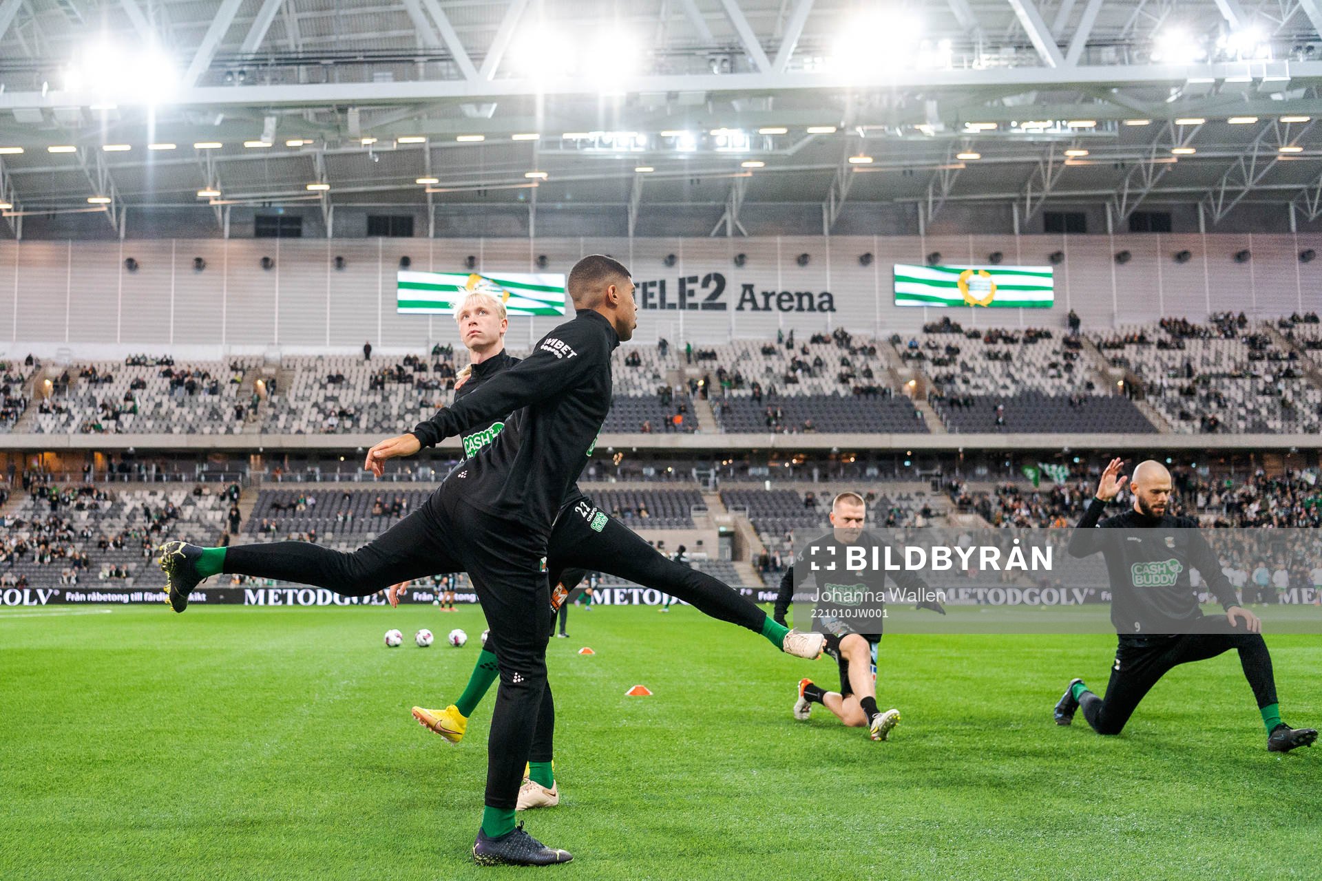 Varbergs Andre Boman och Luke Le Roux värmer upp