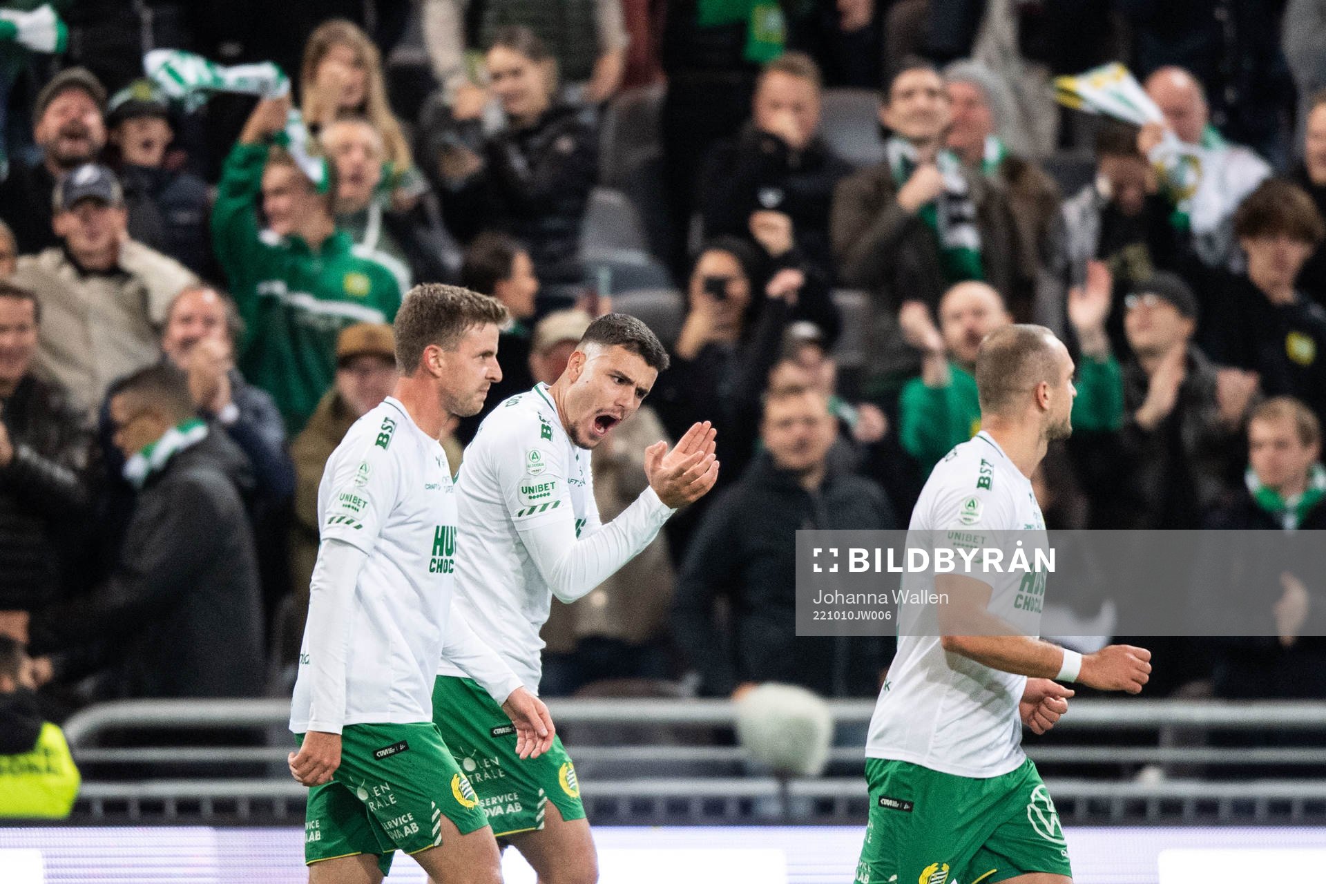 Hammarbys Edvin Kurtulus jublar