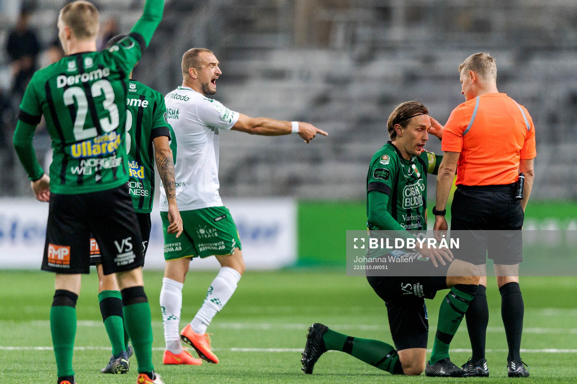 Hammarbys Veton Berisha reagerar på domslut och Varbergs
