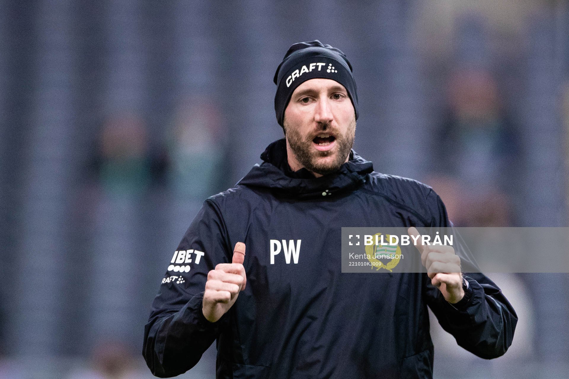 Hammarbys fystränare Perry Wild