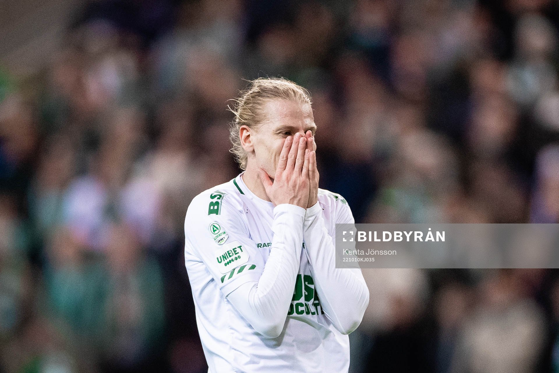 Hammarbys Gustav Ludwigson deppar