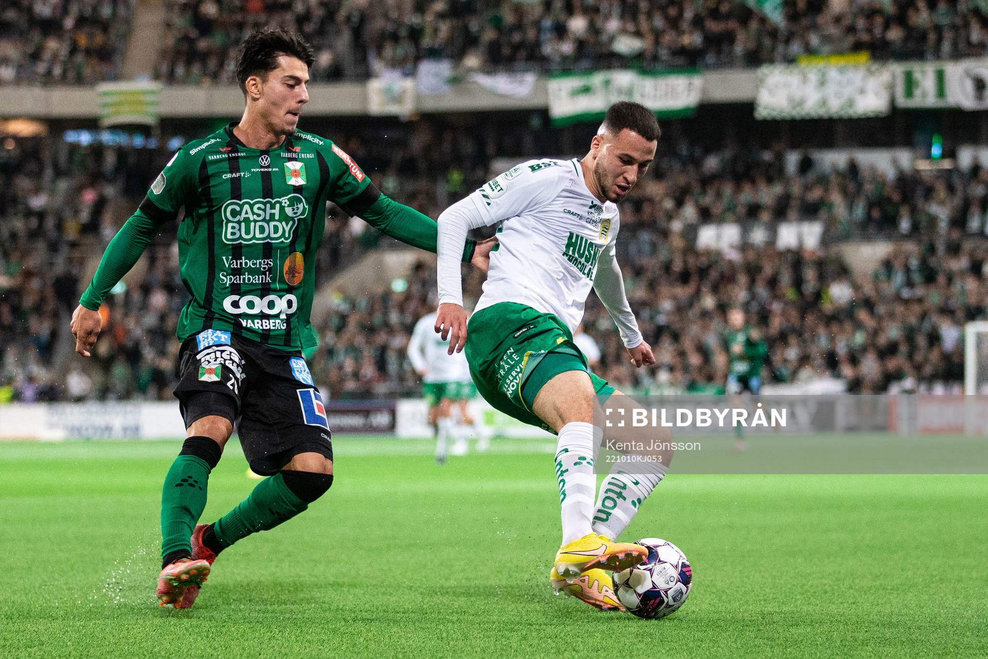 Varbergs Flamur Dzelili och Hammarbys Abdelrahman Saidi