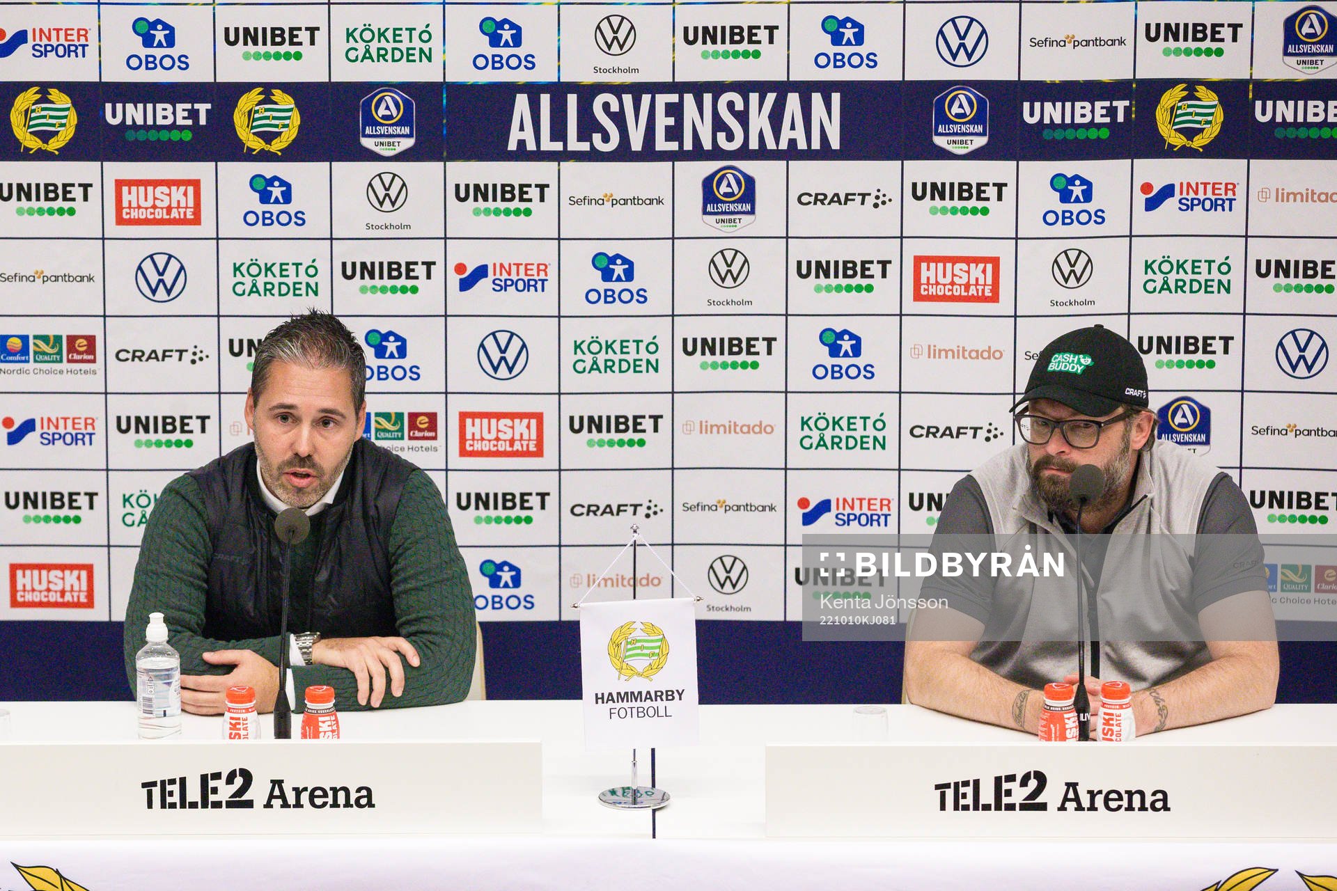 Hammarbys tränare Martí Cifuentes och Varbergs tränare