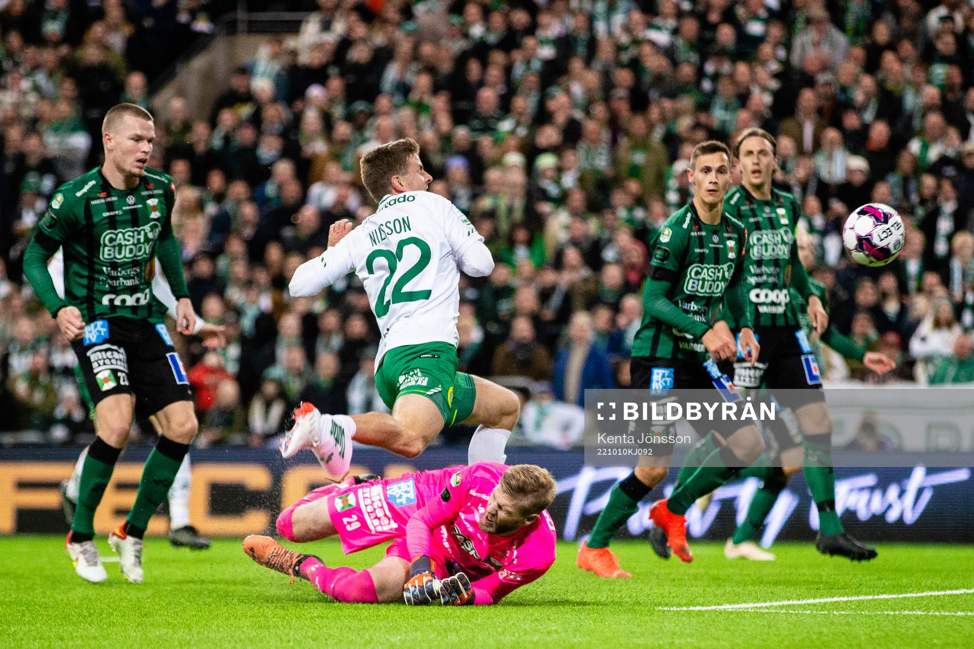 Hammarbys Joel Nilsson gör 2-0