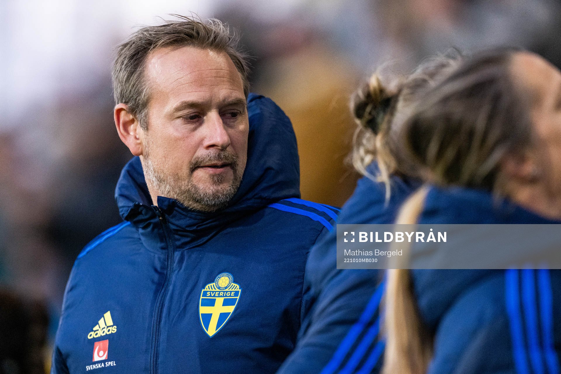 head coach Martin Qvarnmans Möller of Sweden