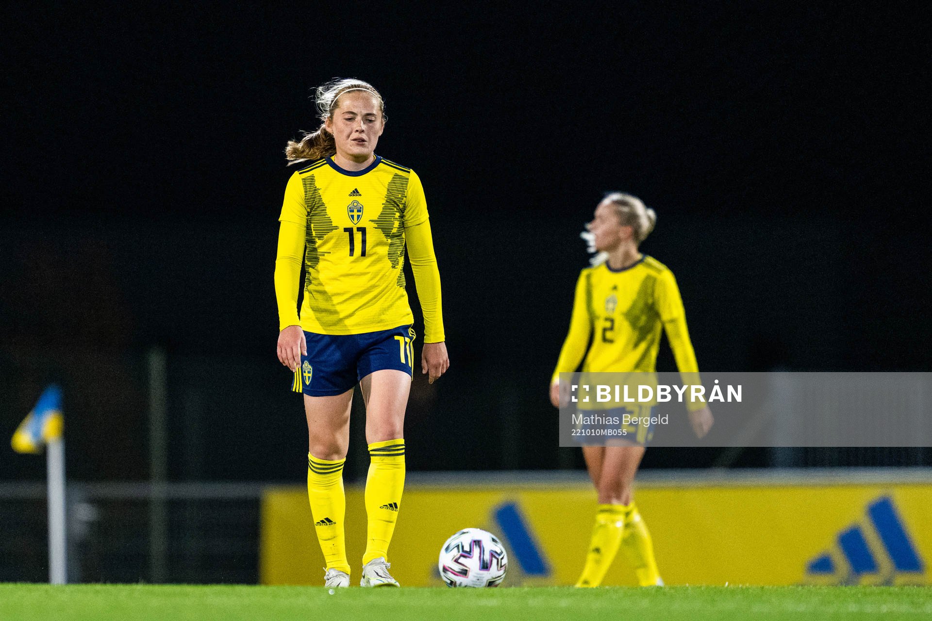 Paulina Nyström of Sweden looks dejected
