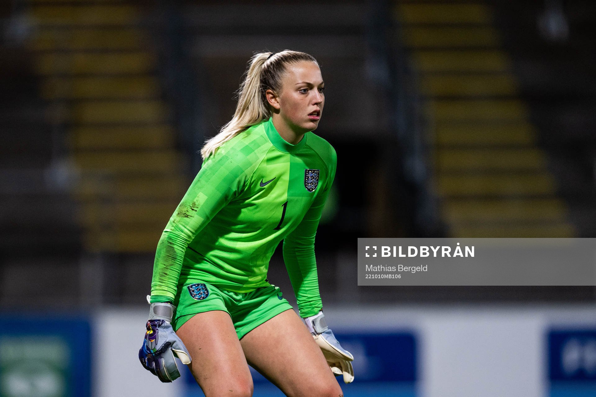 goalkeeper Emily Ramsey of England
