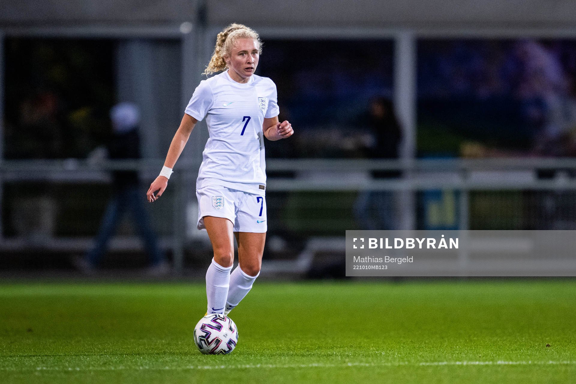 Katie Robinson of England