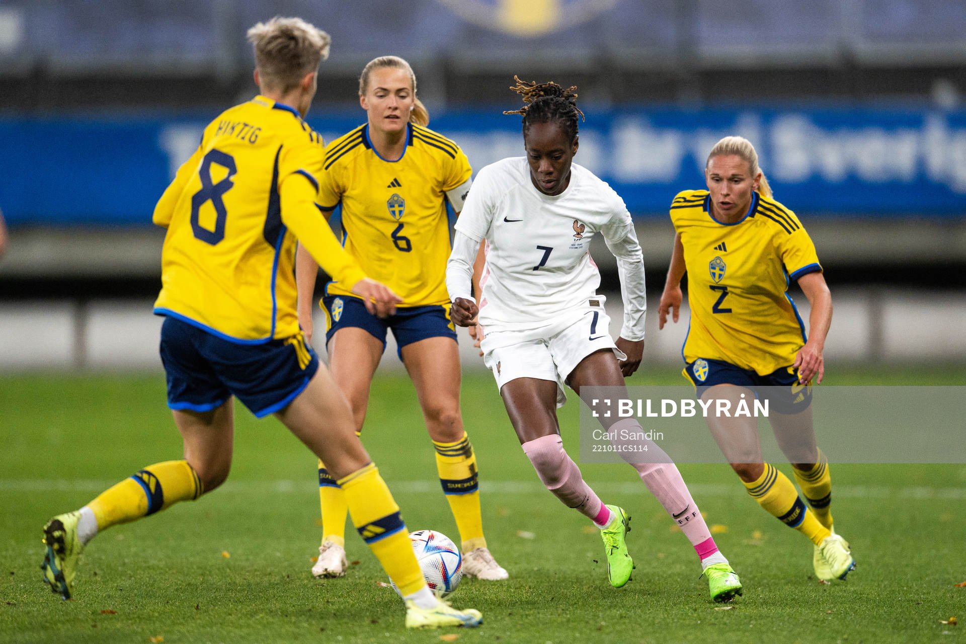 Lina Hurtig, Magdalena Eriksson and Jonna Andersson of