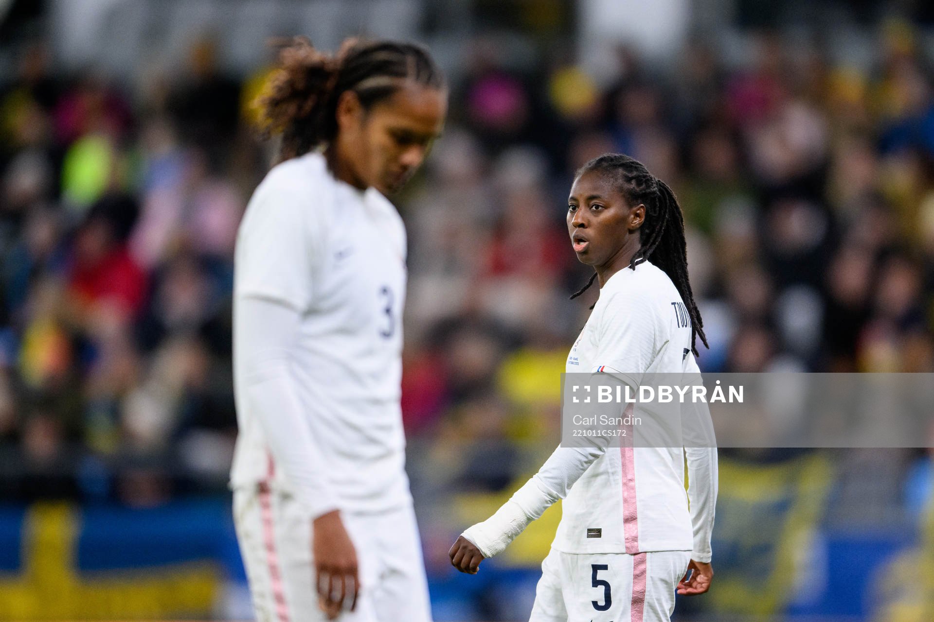 of France Aissatou Tounkara during the women's international friendly football match between Sweden and France on October 11, 2022 in Gothenburg. 