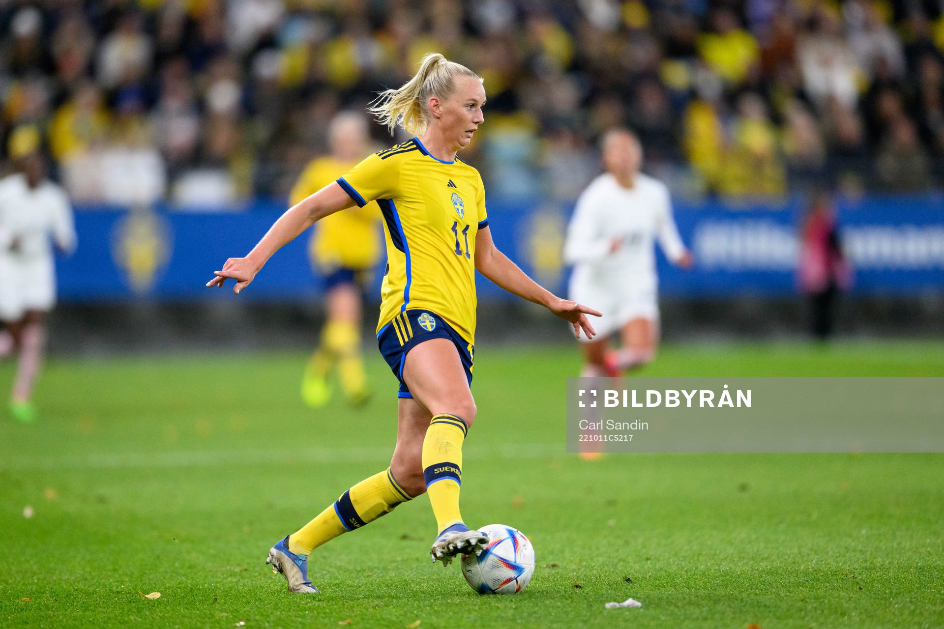 Stina Blackstenius of Sweden