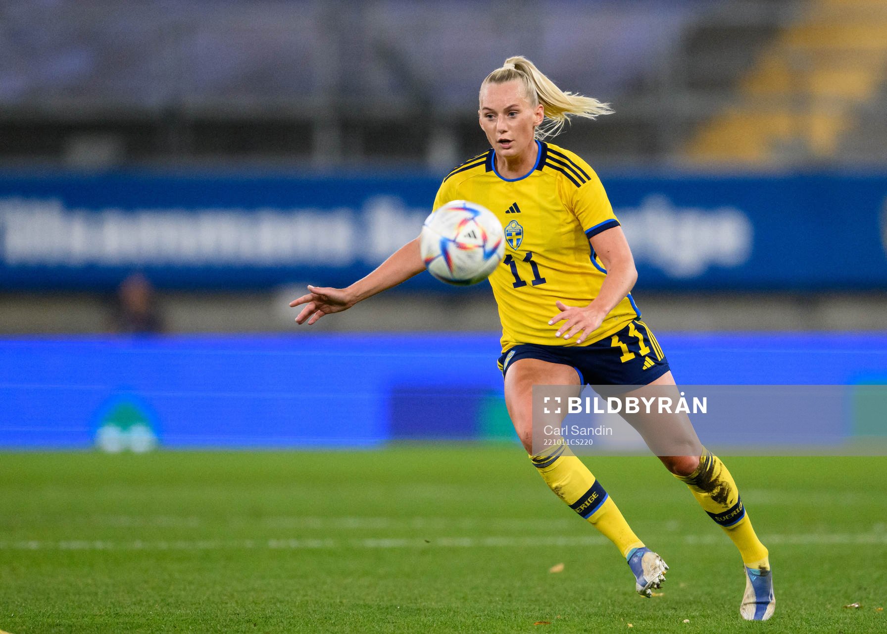 Stina Blackstenius of Sweden