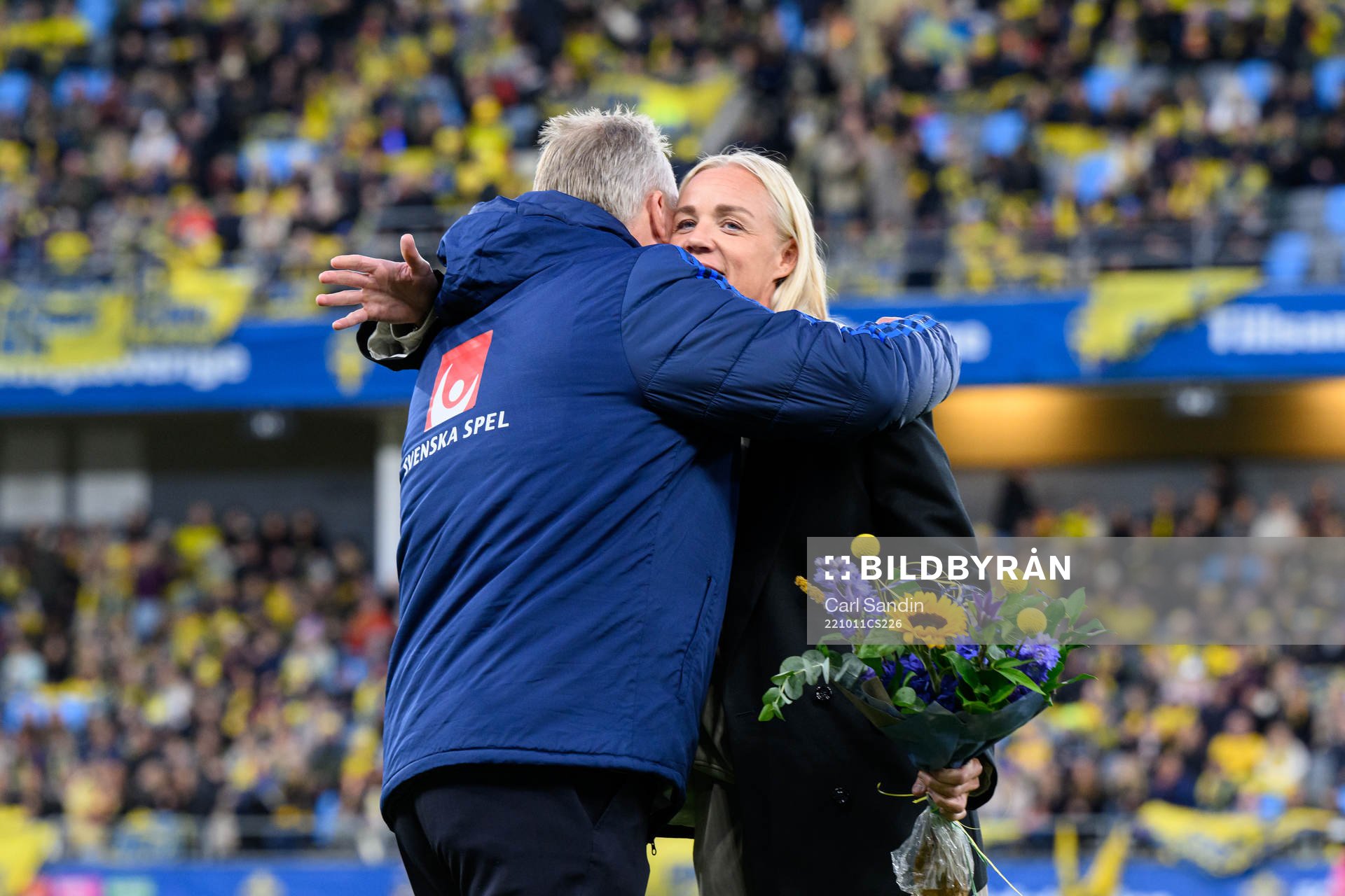 Caroline Seger and the team from UEFA Women's Euro 2022 is