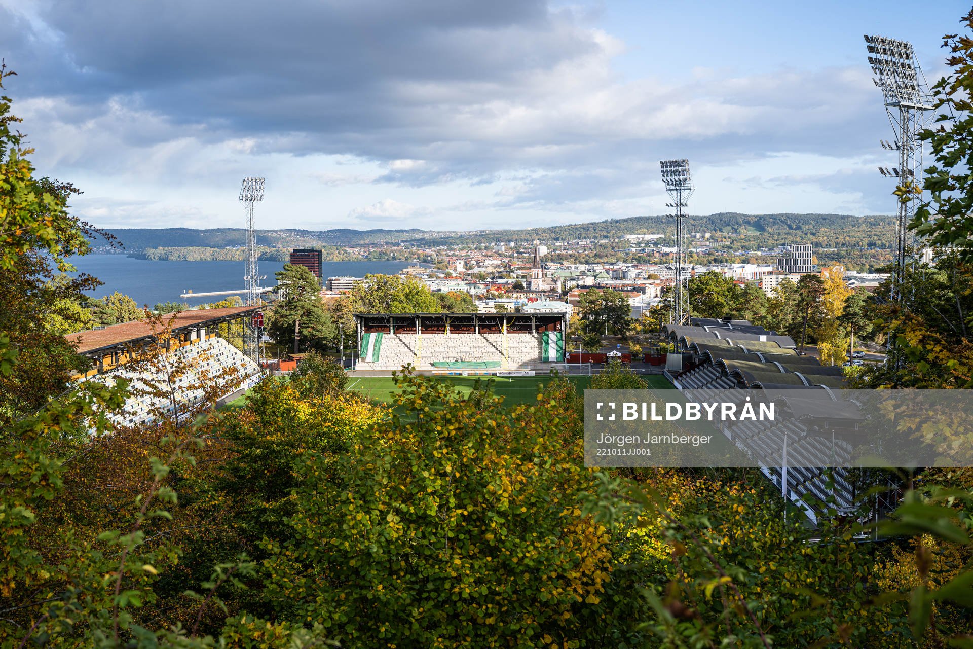 Vy över Stadsparksvallen