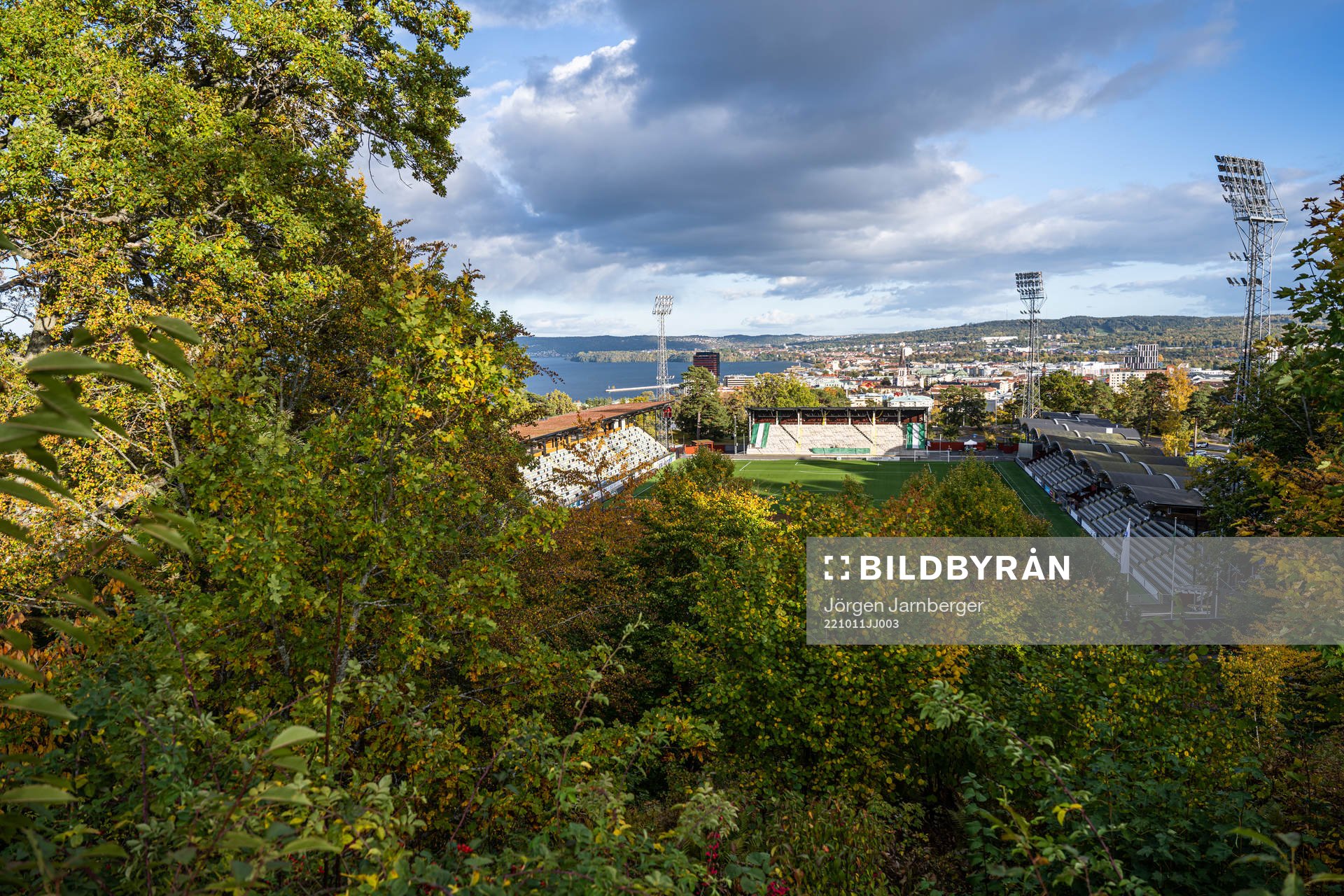 Vy över Stadsparksvallen