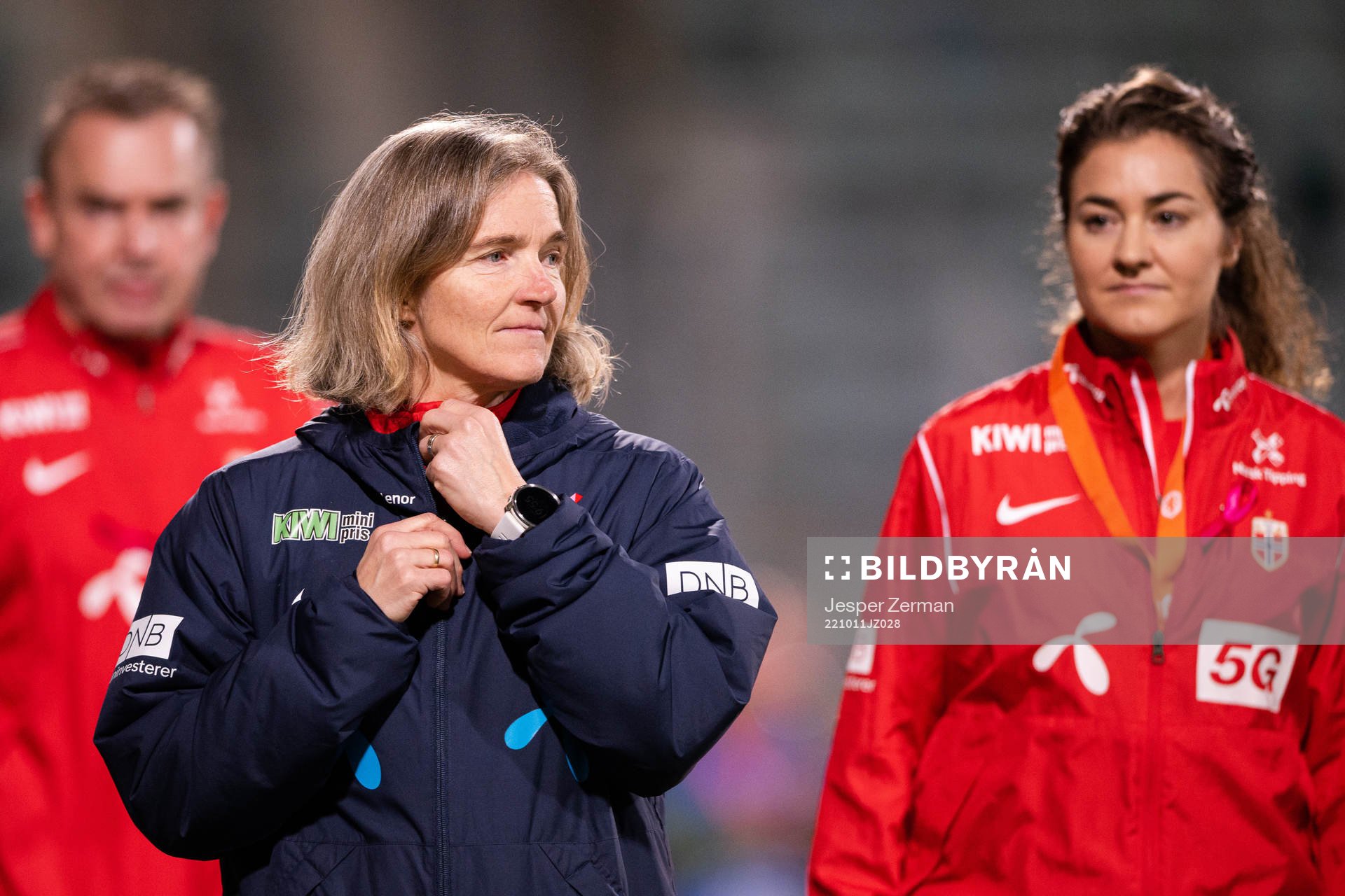 Head coach Hege Riise of Norway
