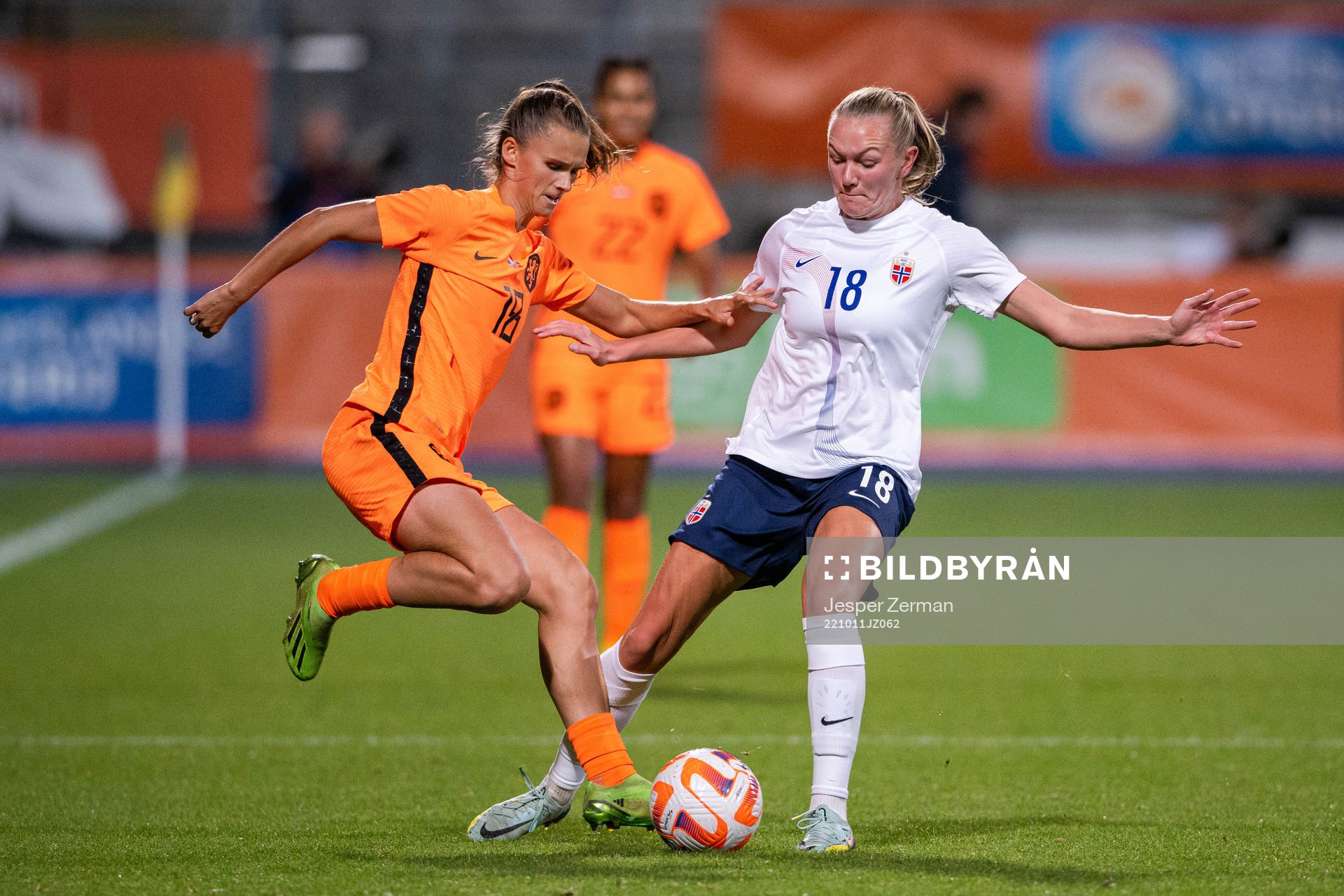 Kerstin Casparij of Netherlands and Frida Maanum of Norway
