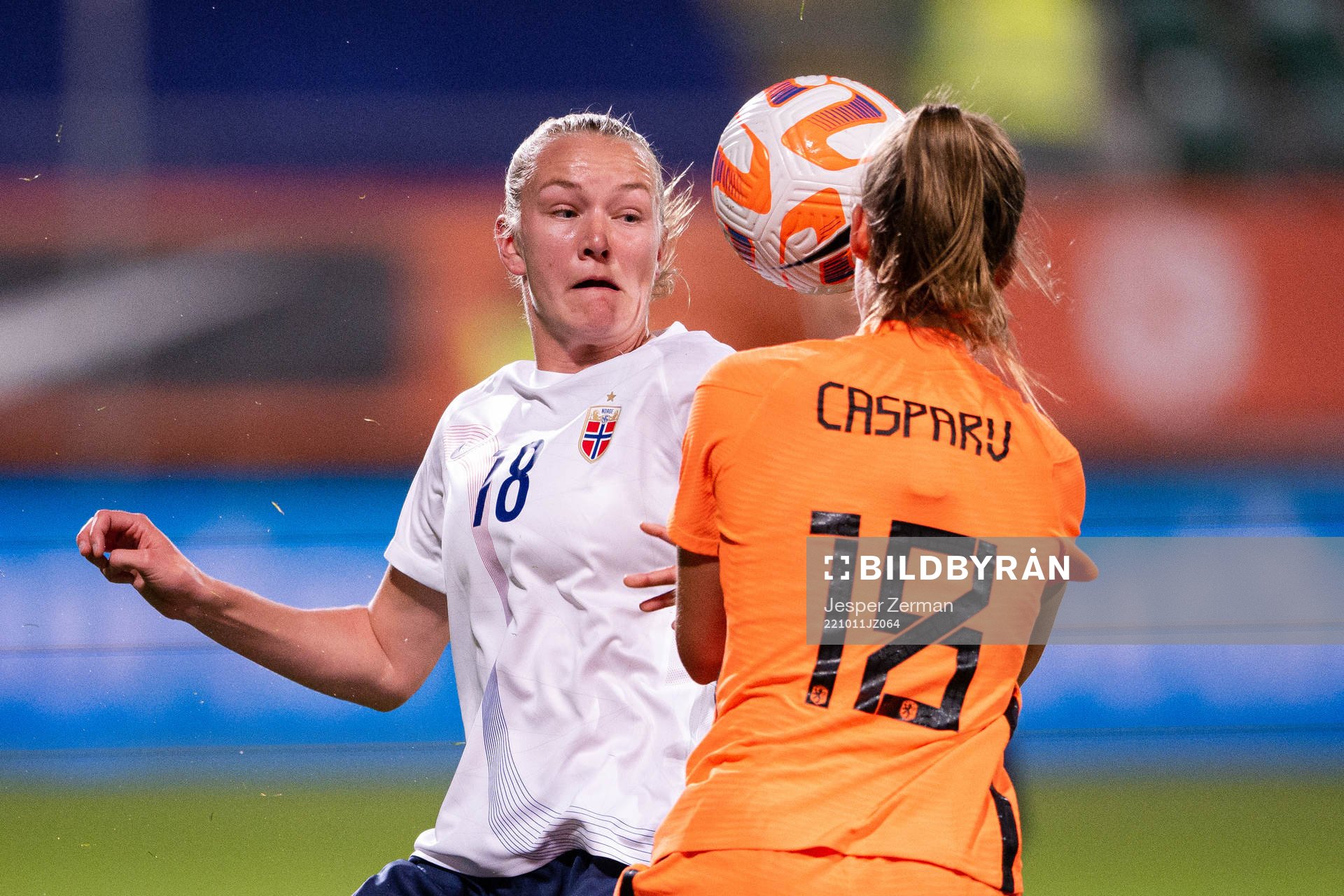 Kerstin Casparij of Netherlands and Frida Maanum of Norway