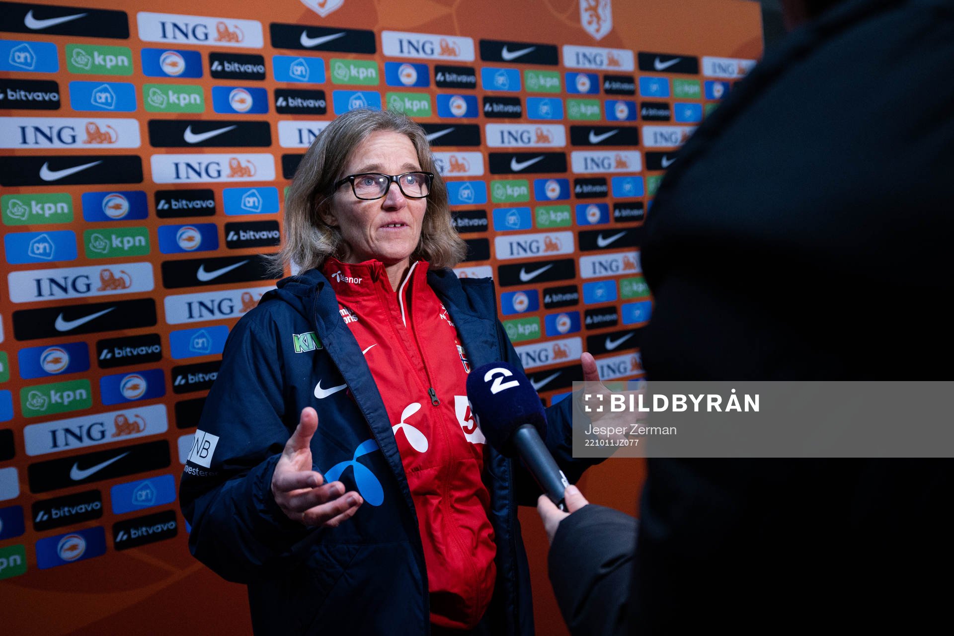 Head coach Hege Riise of Norway