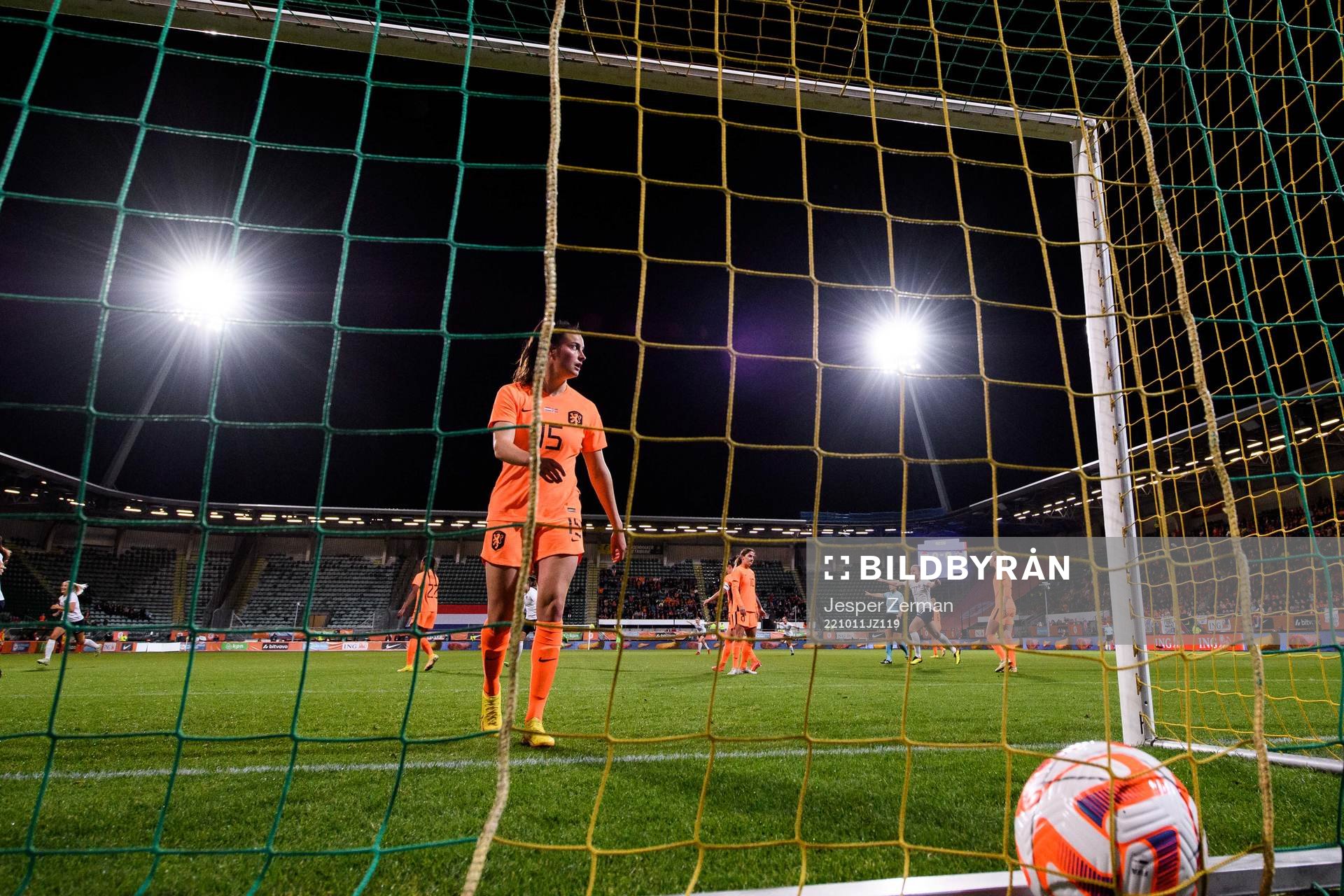Caitlin Dijkstra of The Netherlands looks dejected as