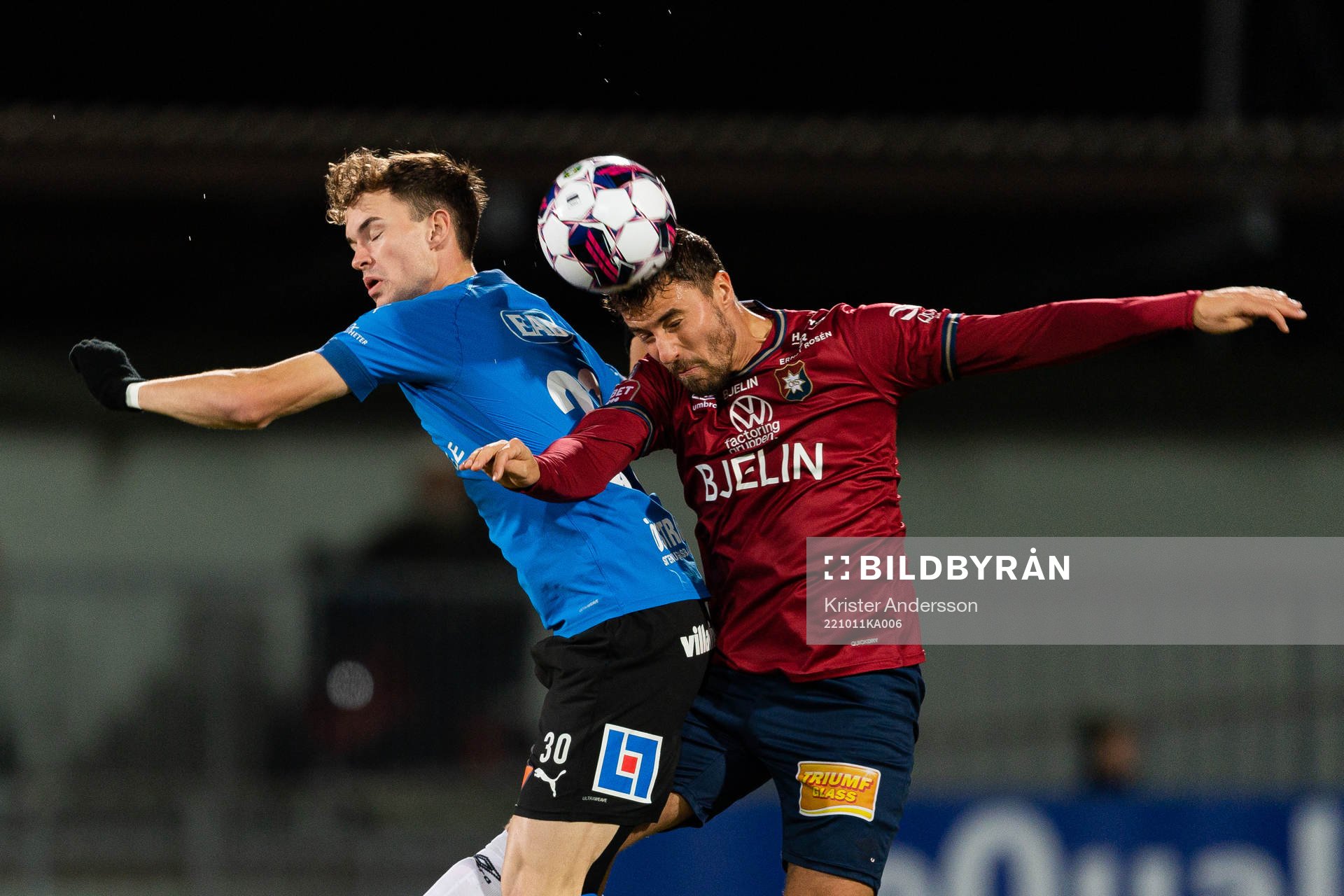 Halmstads Alexander Johansson och Örgrytes Jonathan Azulay