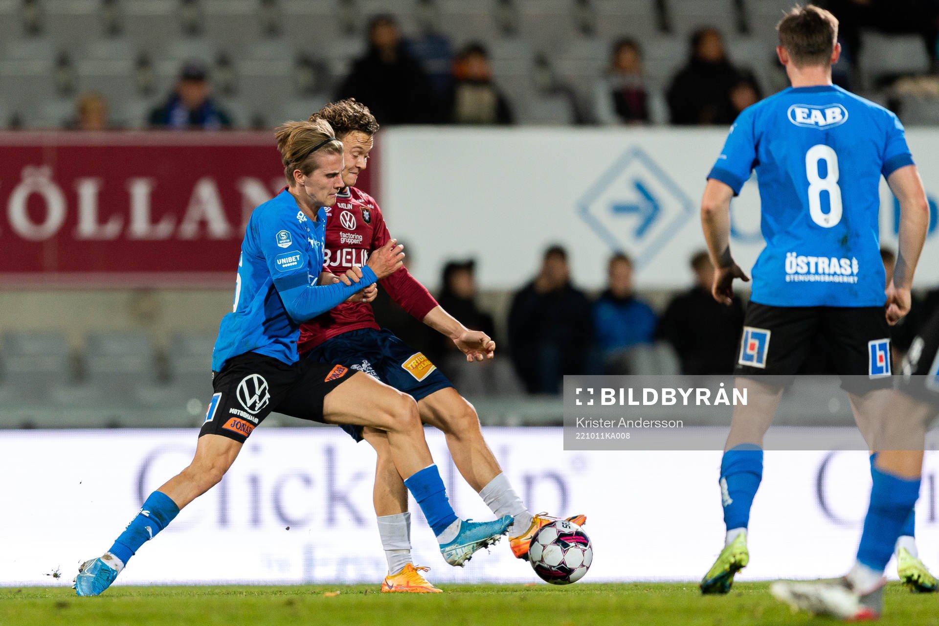 Halmstads Erik Ahlstrand och Örgrytes Herman Sjögrell