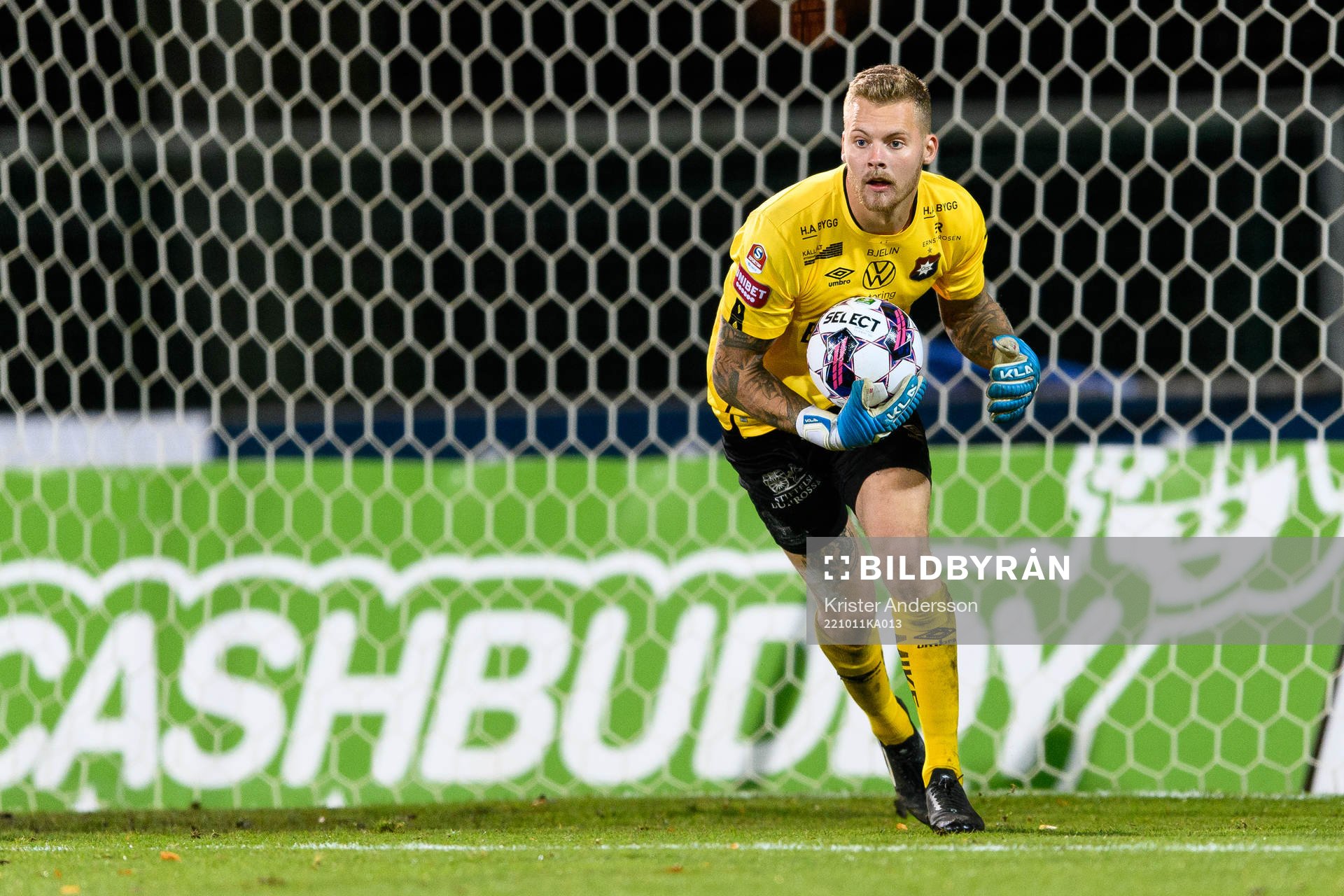 Örgrytes målvakt Robin Wallinder