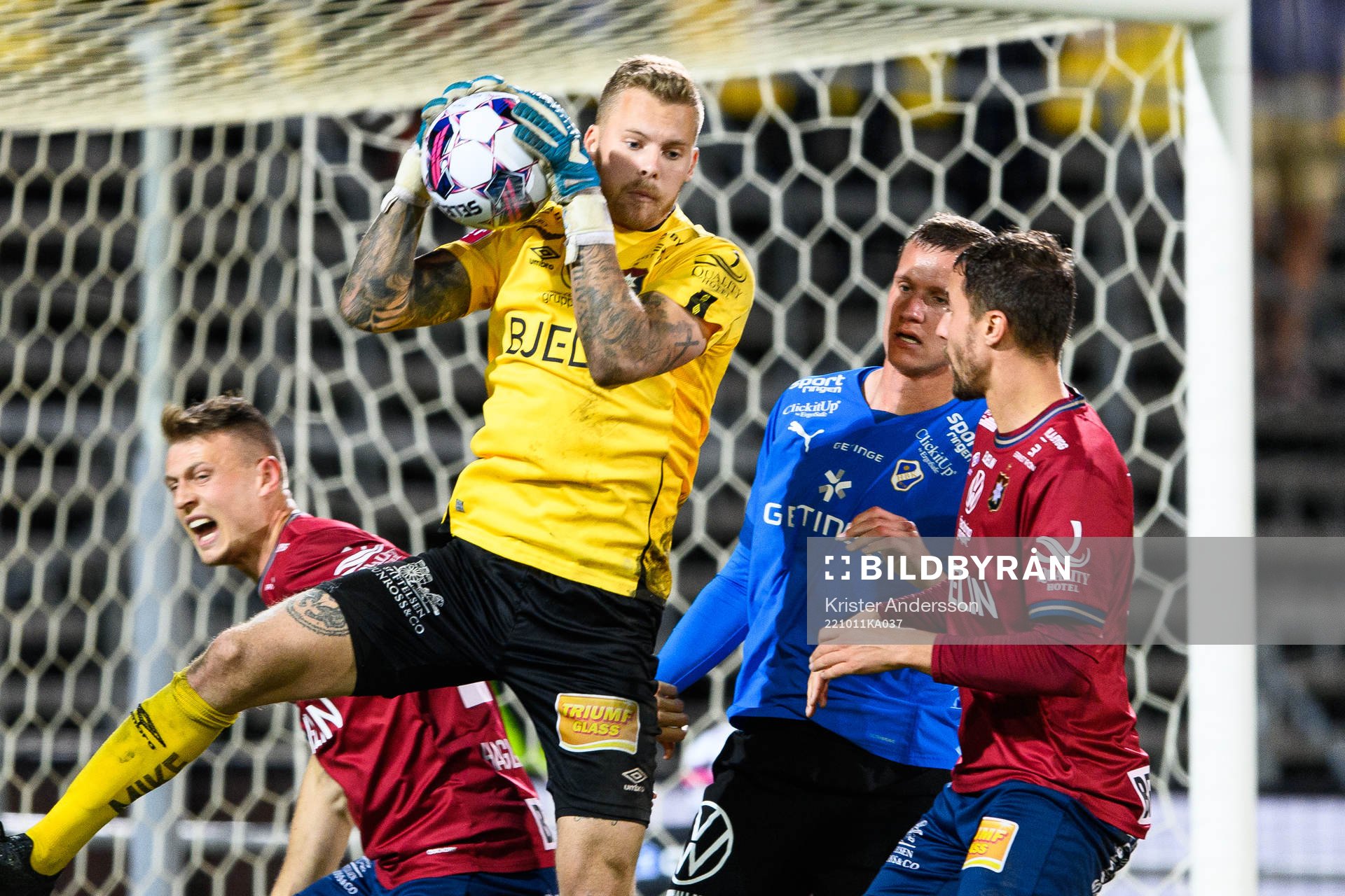 Örgrytes målvakt Robin Wallinder