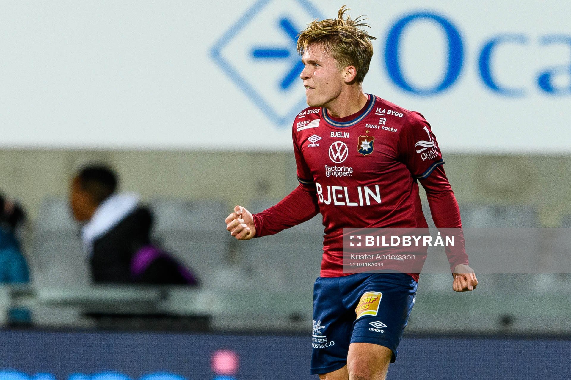Örgrytes Isak Dahlqvist jublar