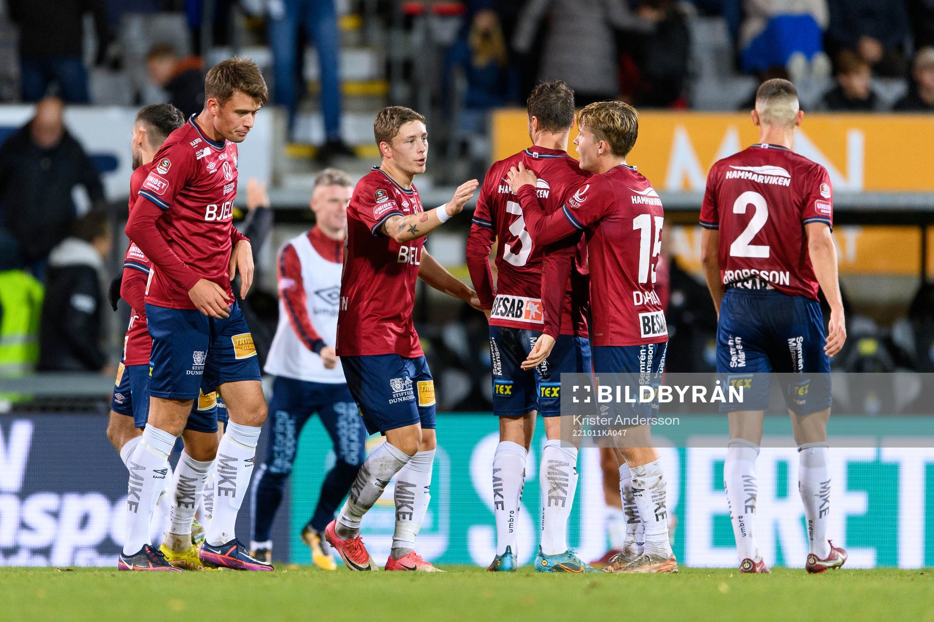 Örgrytes spelare jublar