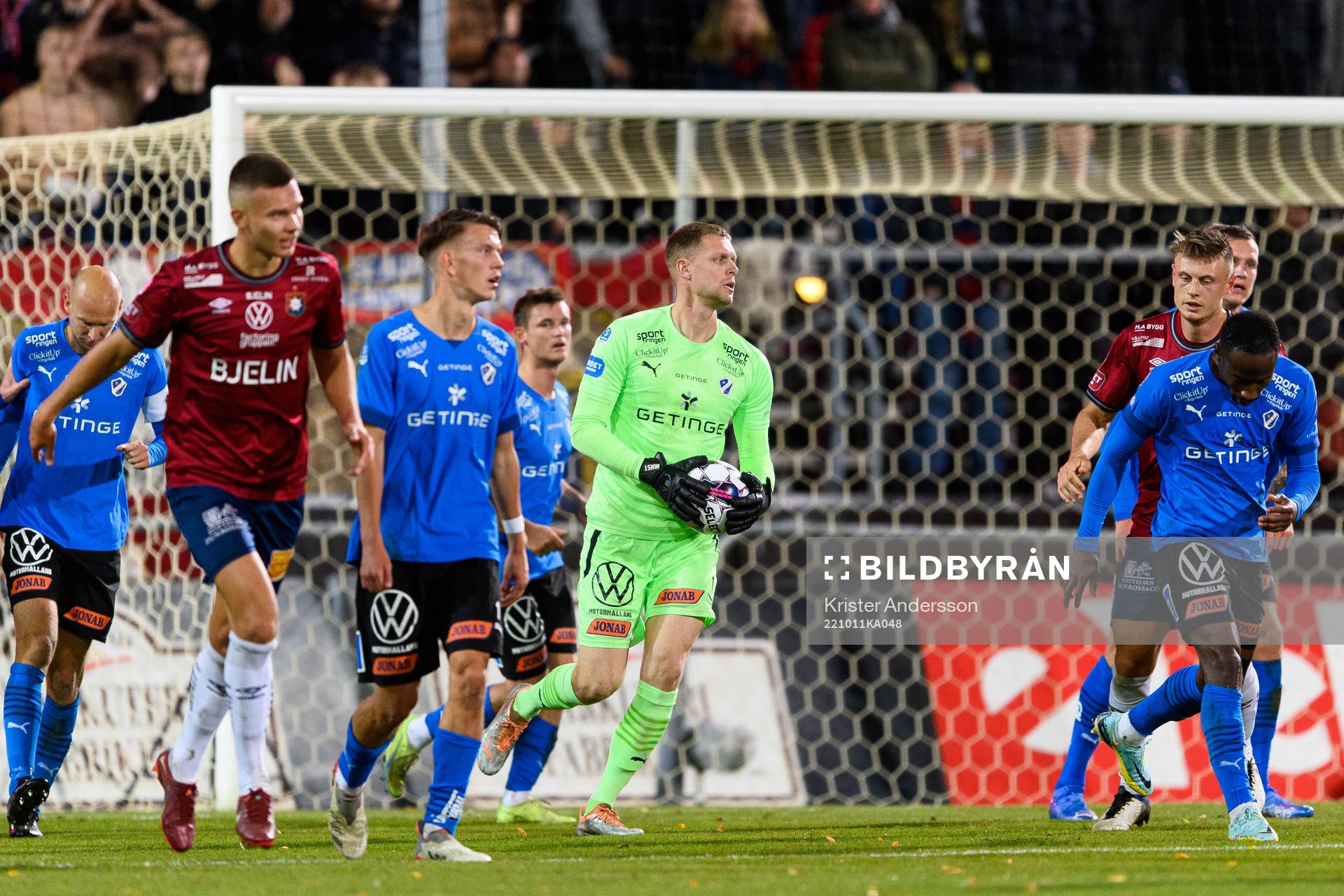 Halmstads målvakt Malkolm Nilsson Säfqvist