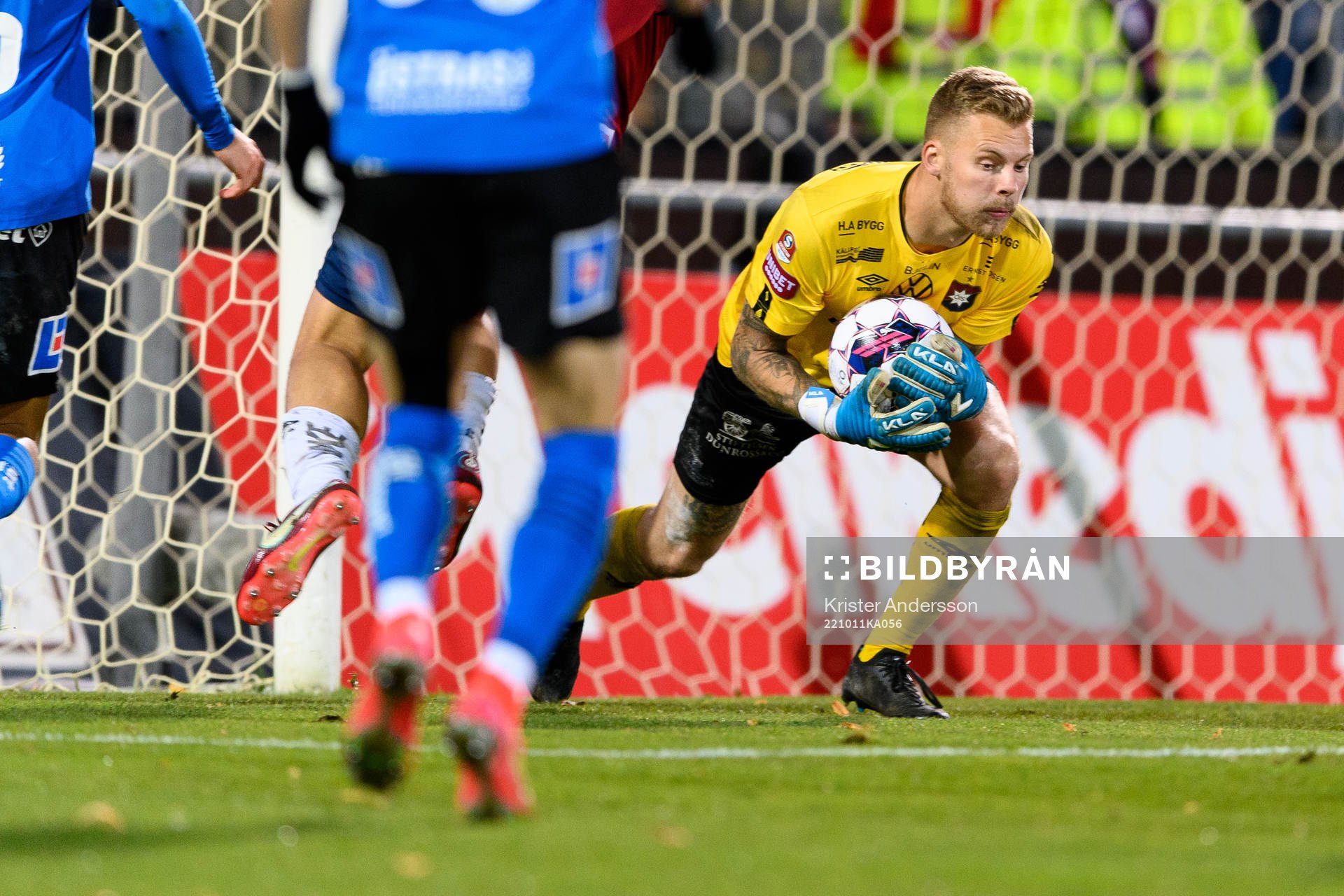 Örgrytes målvakt Robin Wallinder