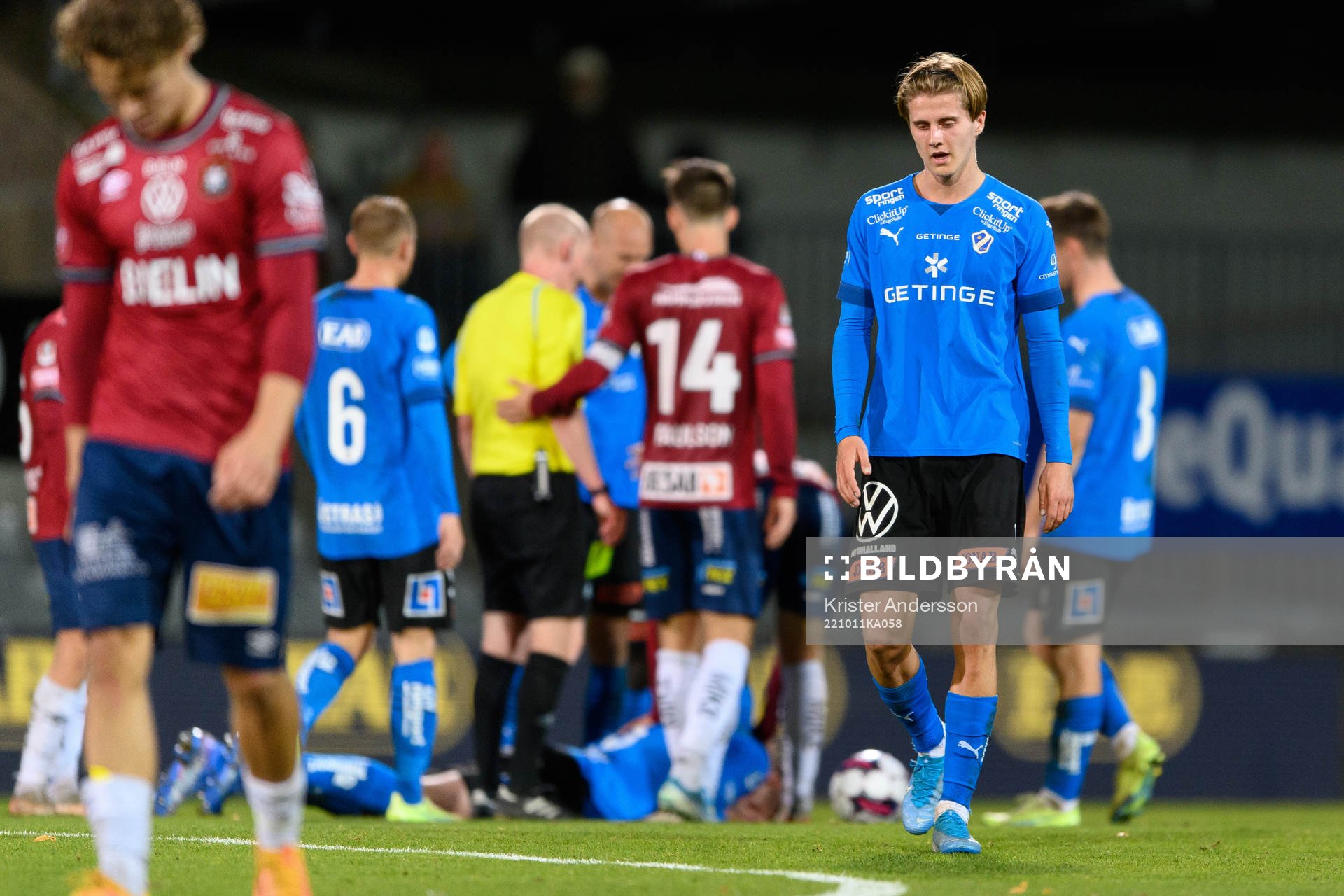 Halmstads Erik Ahlstrand deppar
