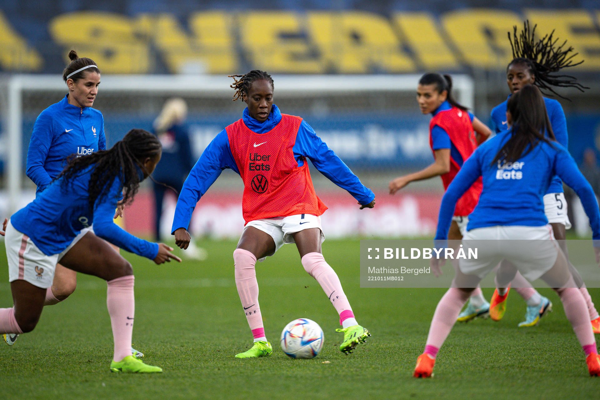Ouleymata Sarr of France at warm up