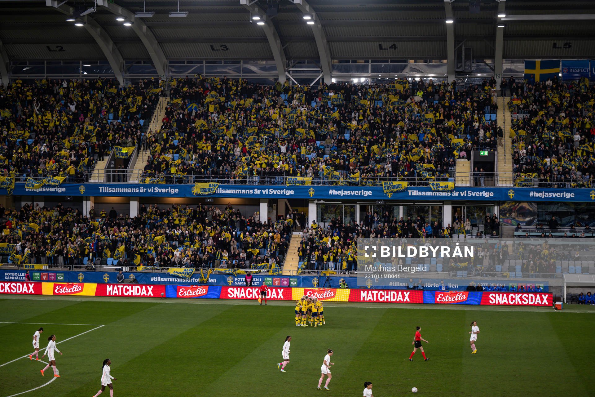 Filippa Angeldahl of Sweden celebrate with teammates