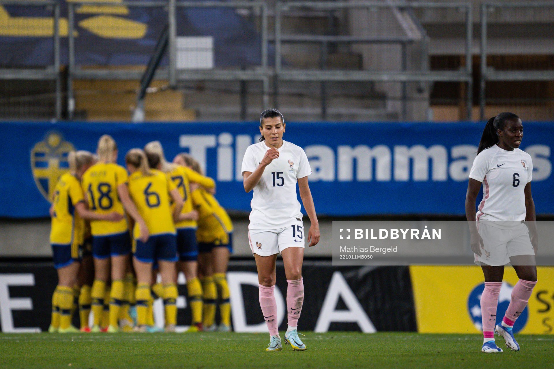 Kenza Dali of France looks dejected