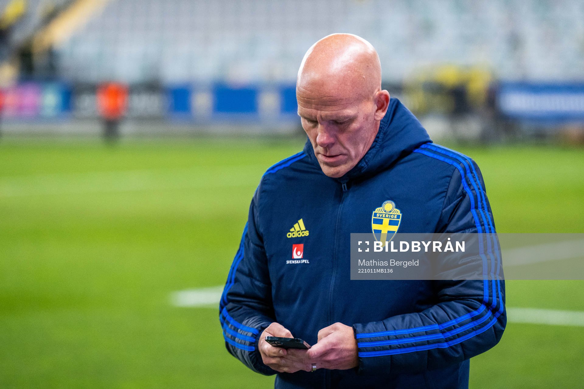 Jens T. Andersson, board member, of the Swedish Football Association, after the women's international friendly football match between Sweden and France on October 11, 2022 in Gothenburg.