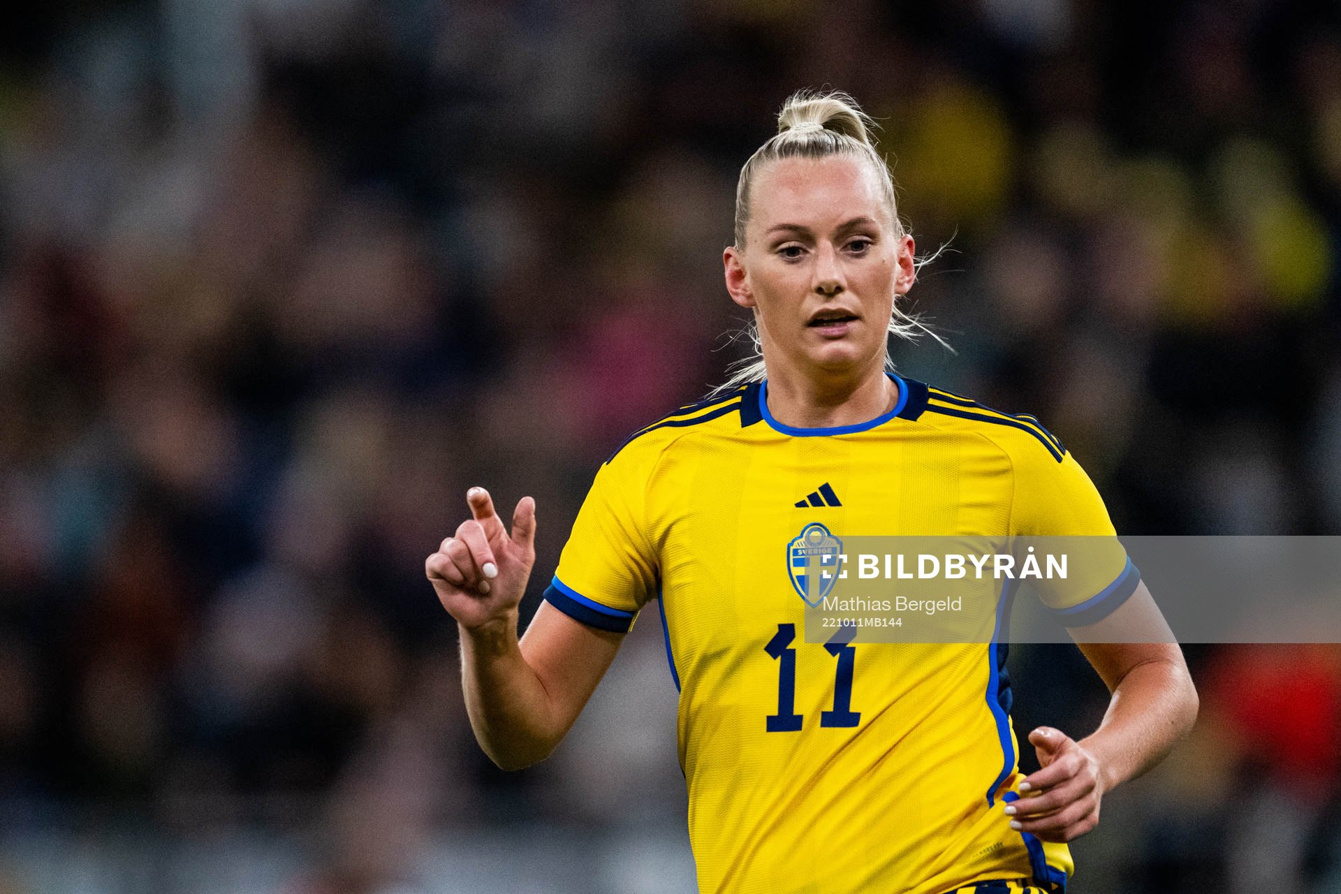 Stina Blackstenius of Sweden
