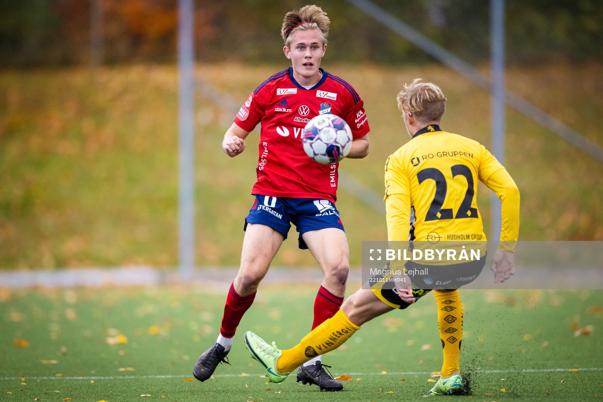 Östers Adam Herdonsson och Elfsborgs Kevin Holmén