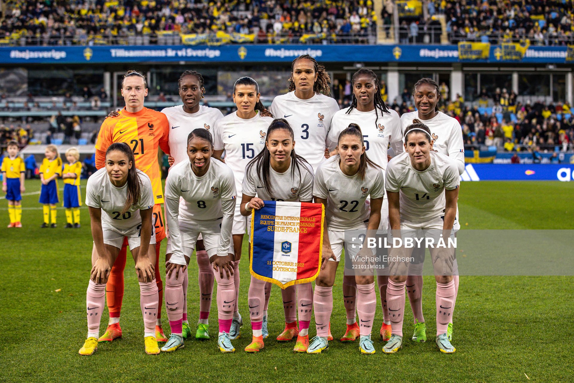 The starting eleven of France