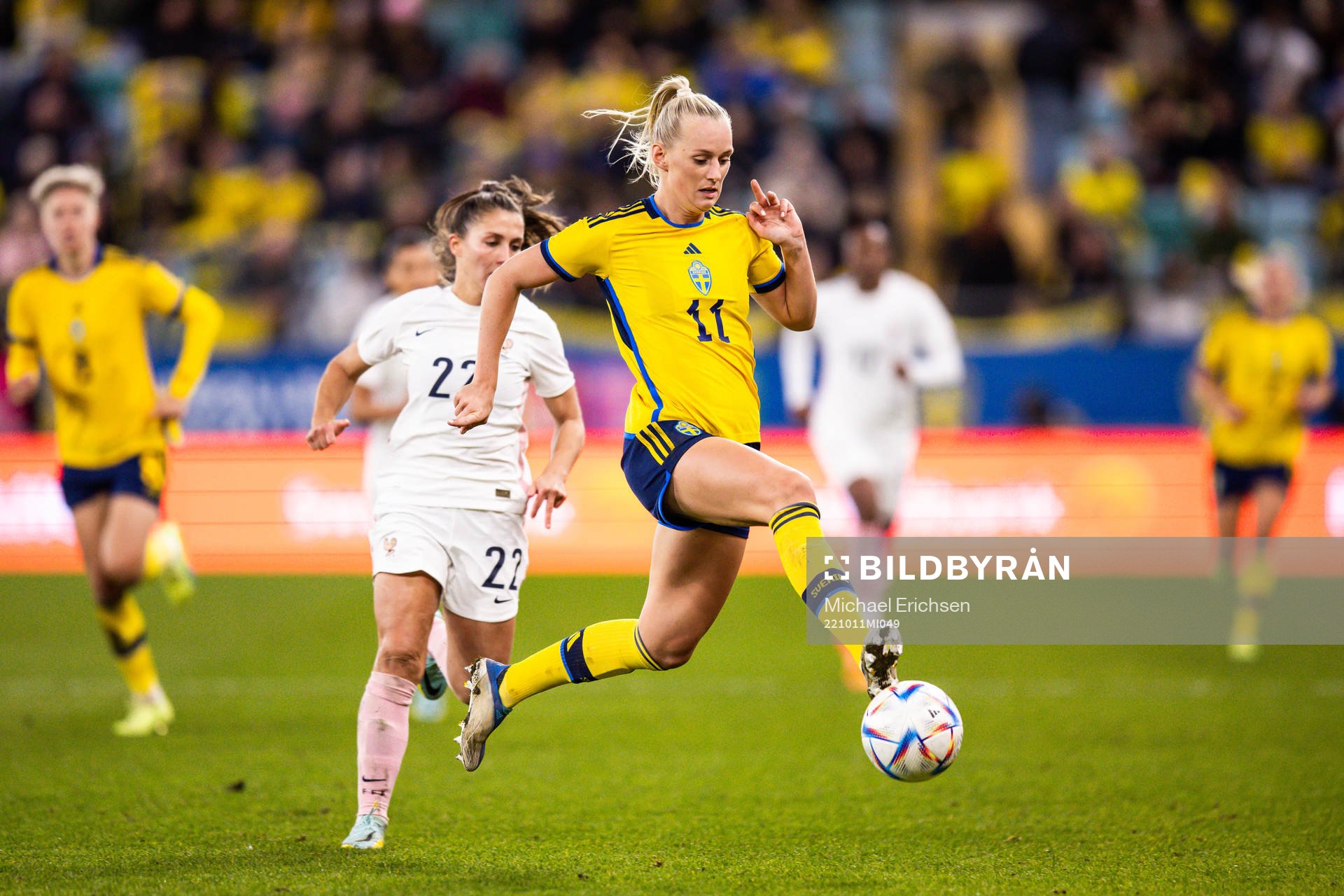 Stina Blackstenius of Sweden