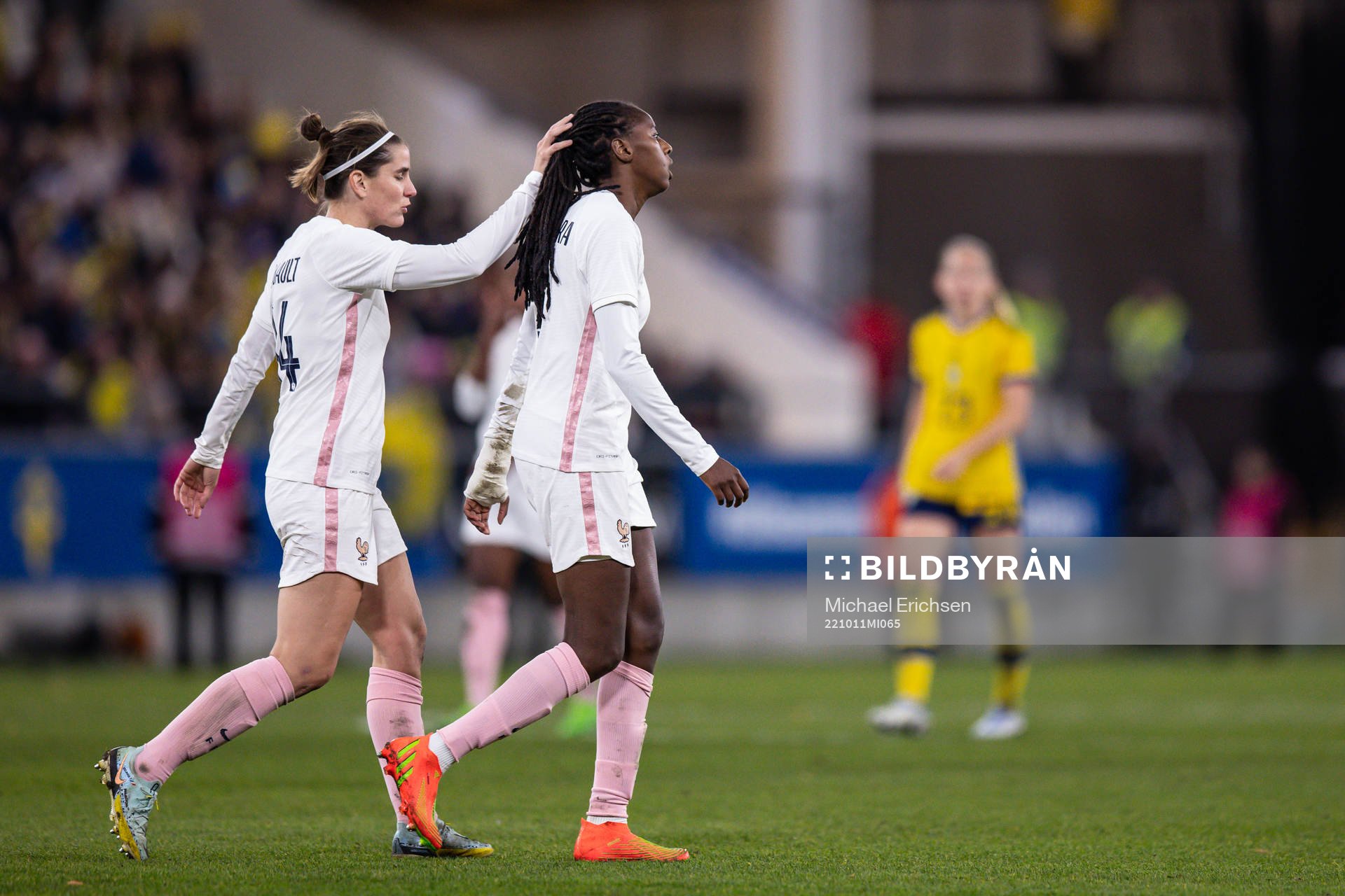 Aissatou Tounkara of France leaves the pitch