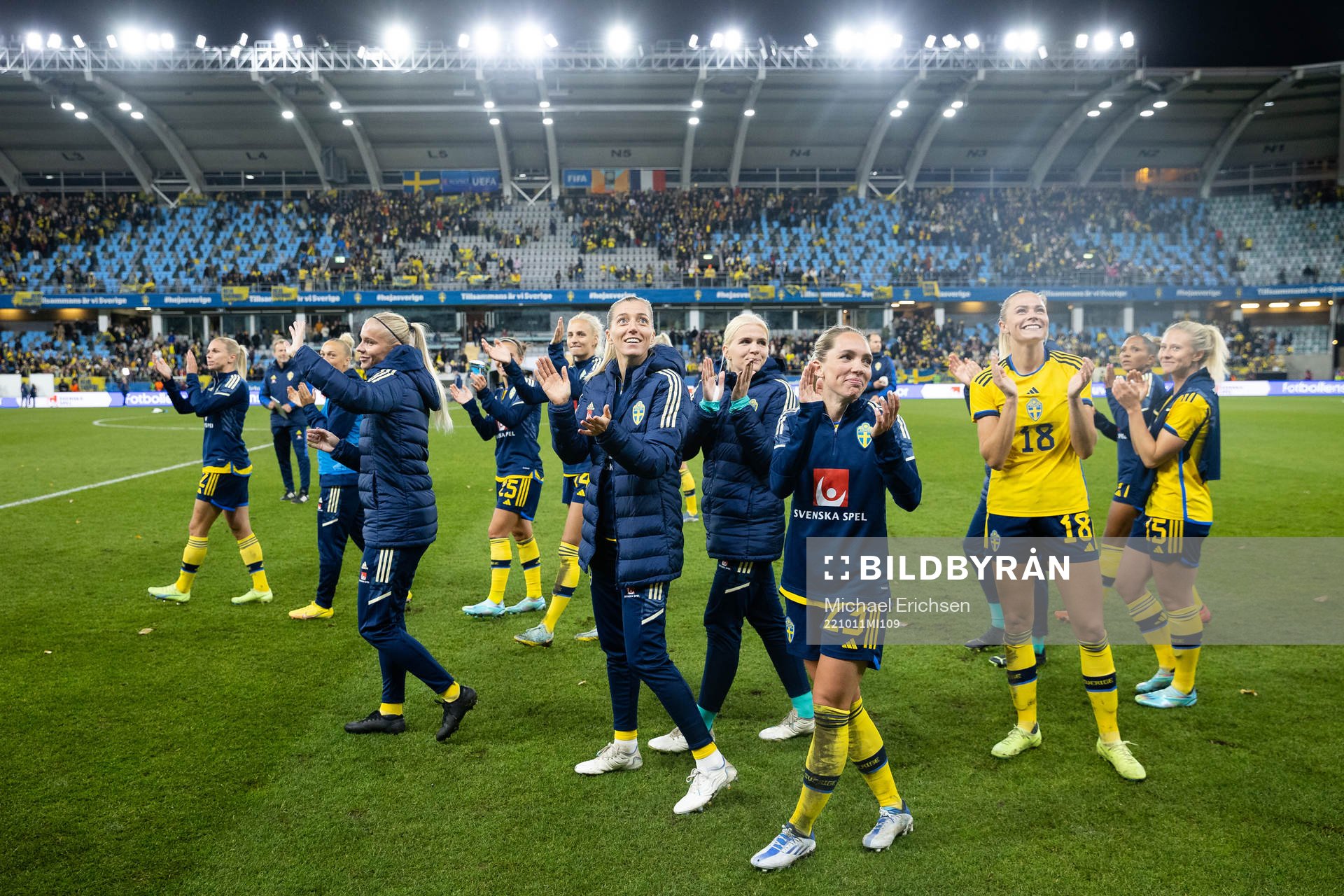 Linda Sembrant, Elin Rubensson and Fridolina Rolfö