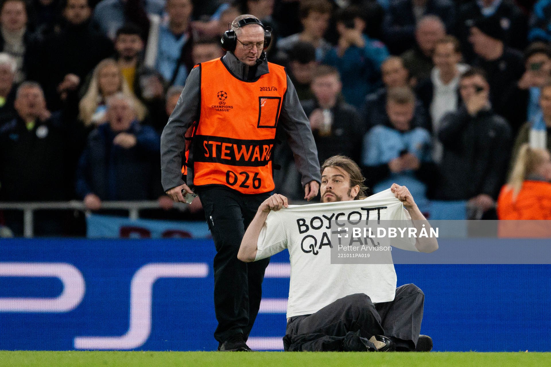 A pitch invader