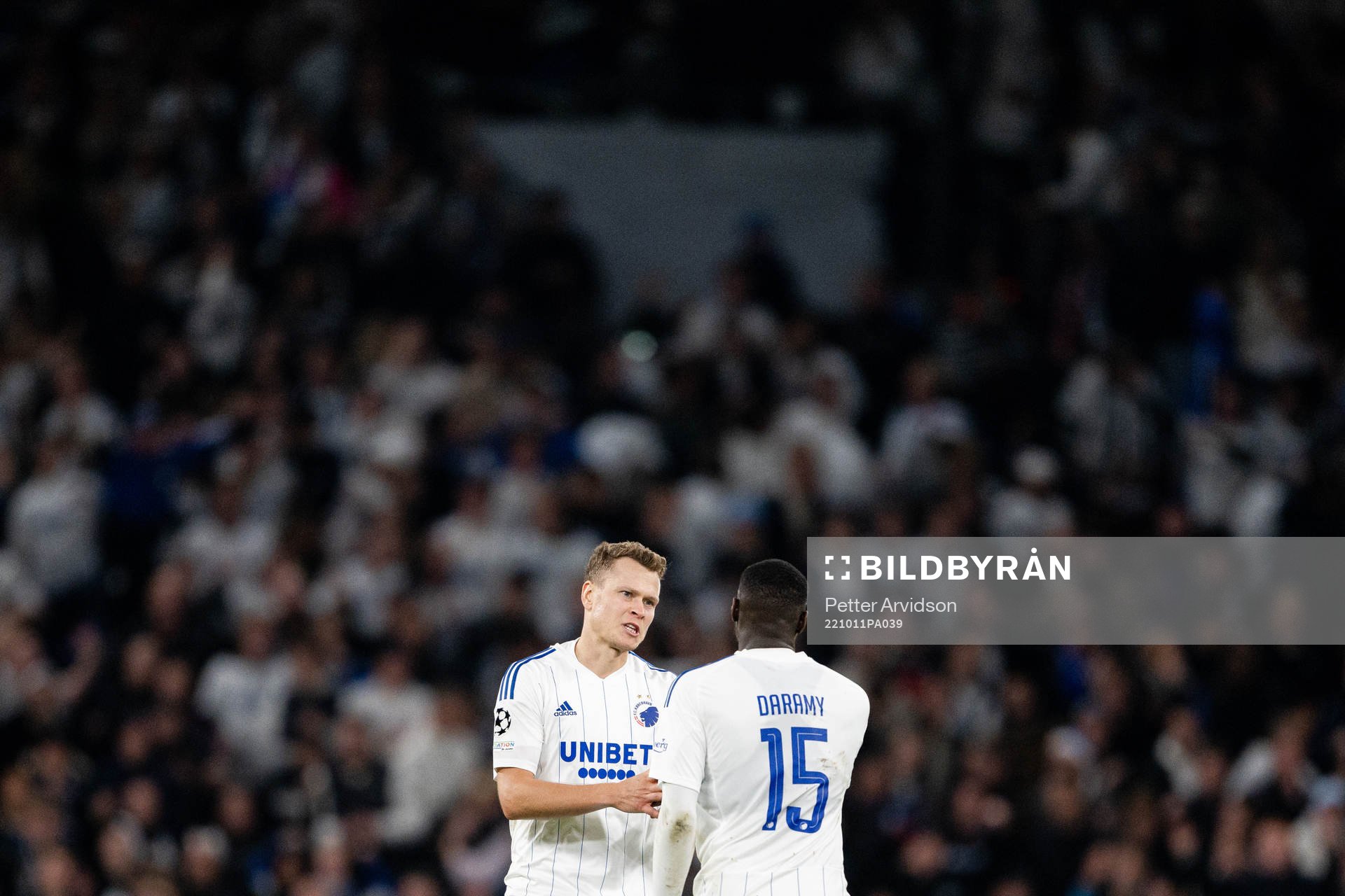 Viktor Claesson and Mohamed Daramy of Copenhagen