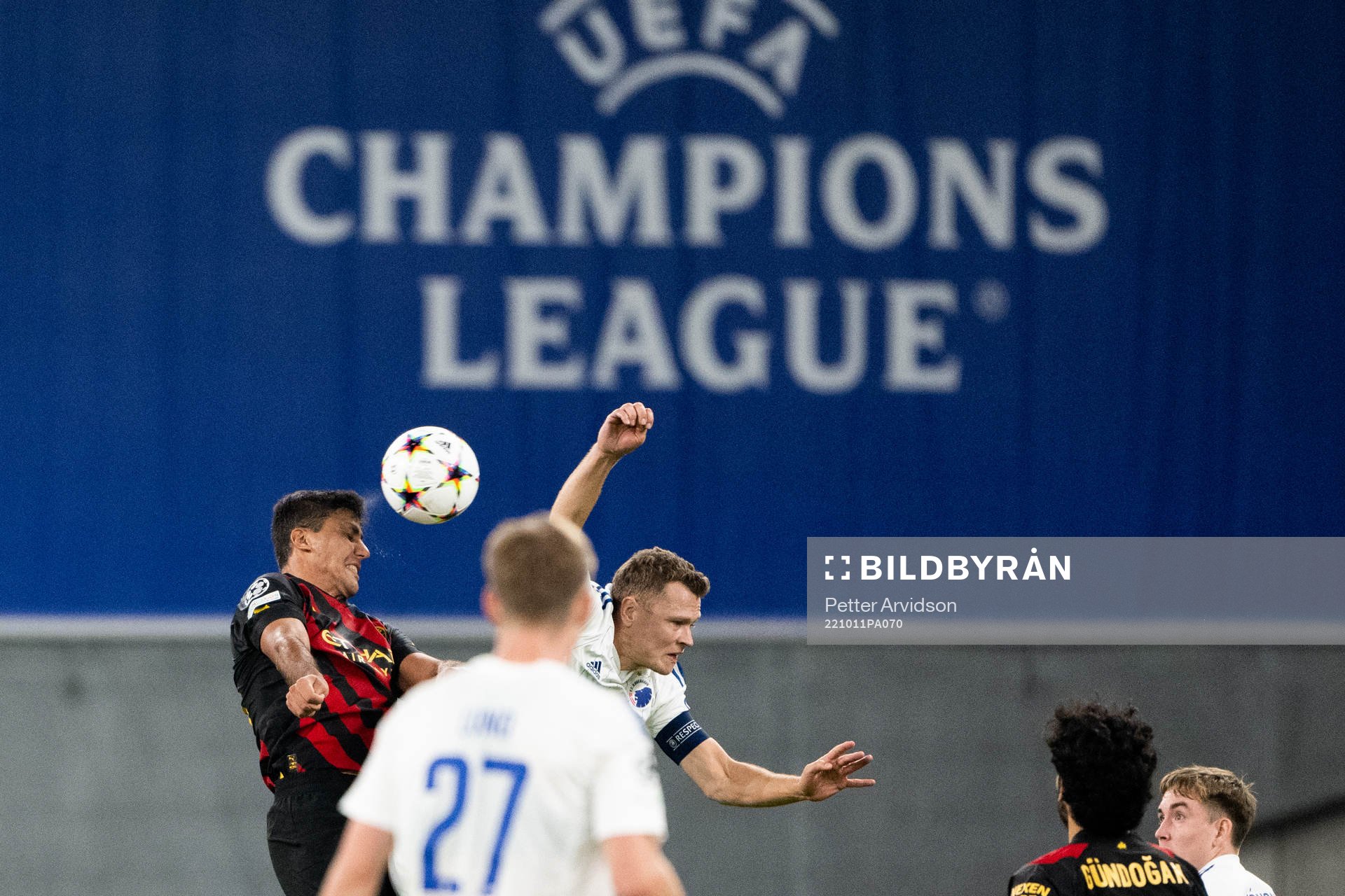 Rodri of Man City and Viktor Claesson of Copenhagen
