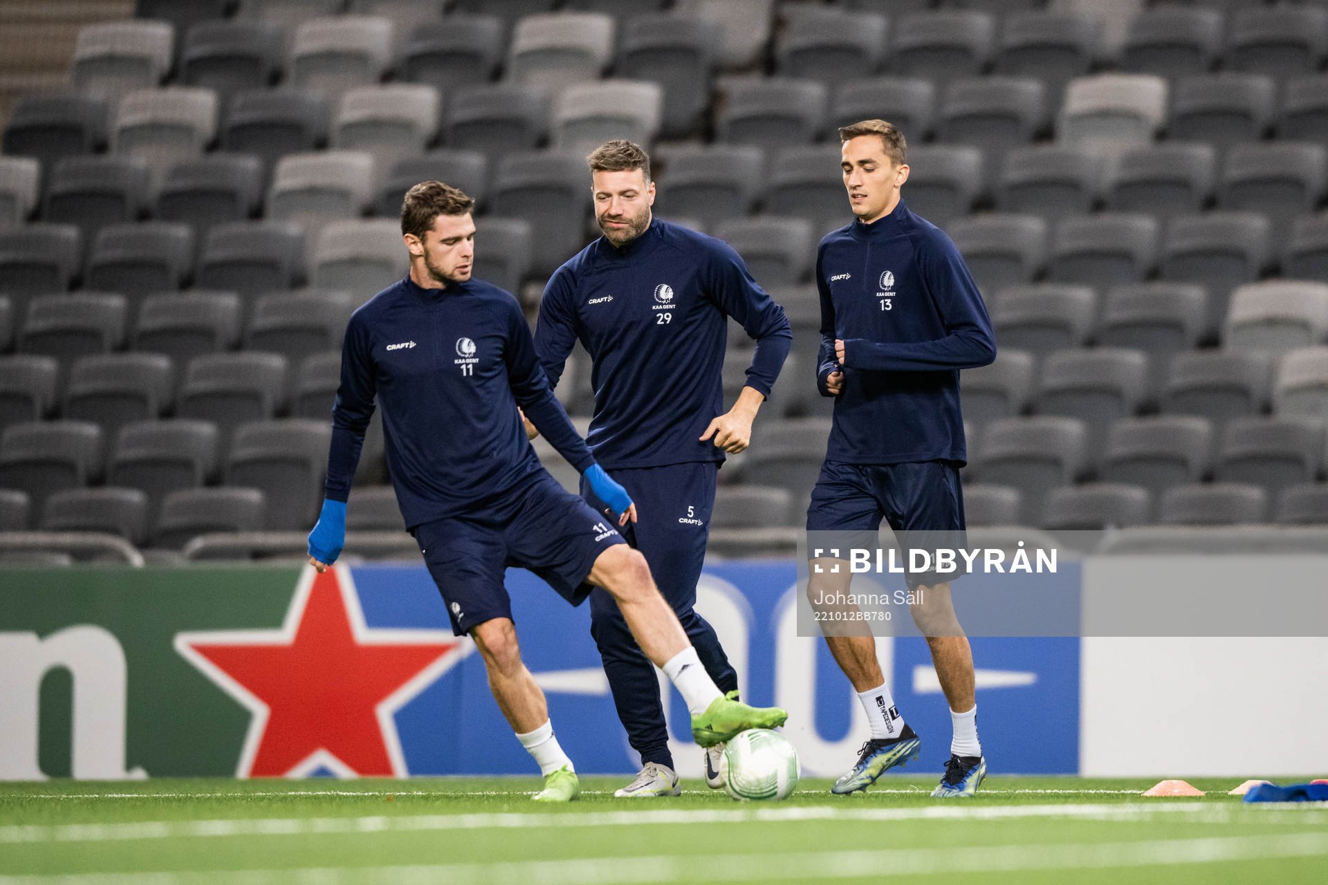 Hugo Cuypers, Laurent Depoitre and Julien De Sart